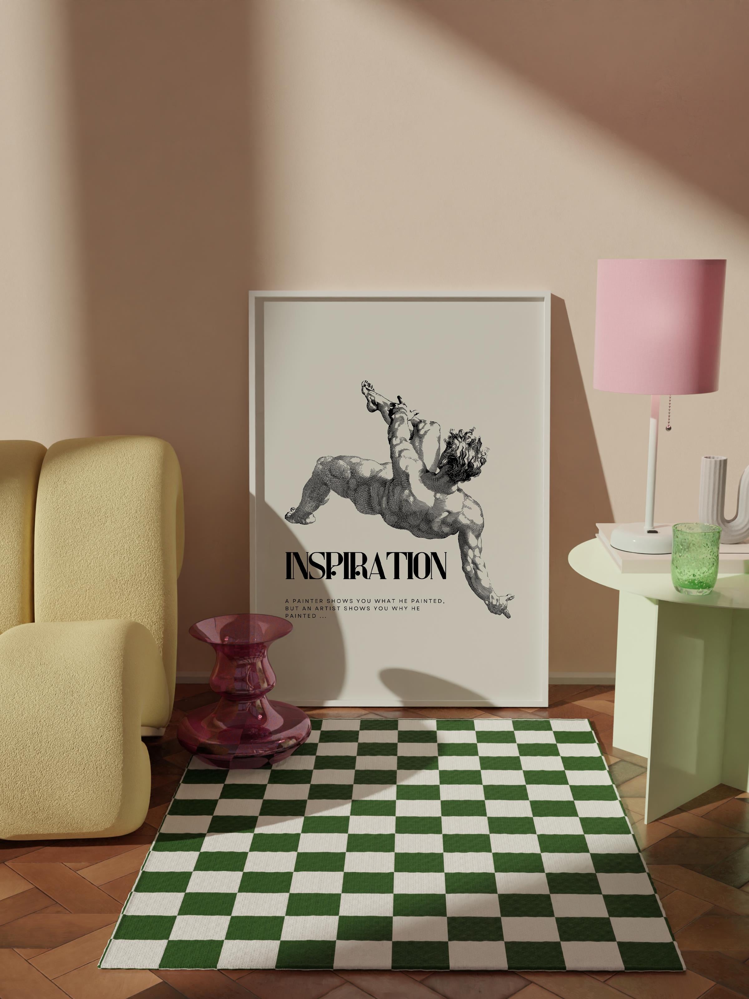 Çerçevesiz Poster Tablo, Duvar Posteri, Kağıt Poster, Siyah Beyaz İlham , Maximalist No:32