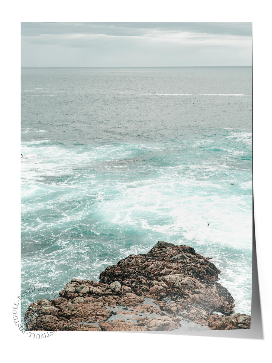 Deniz ve Kaya Fotoğraf Çerçevesiz Poster