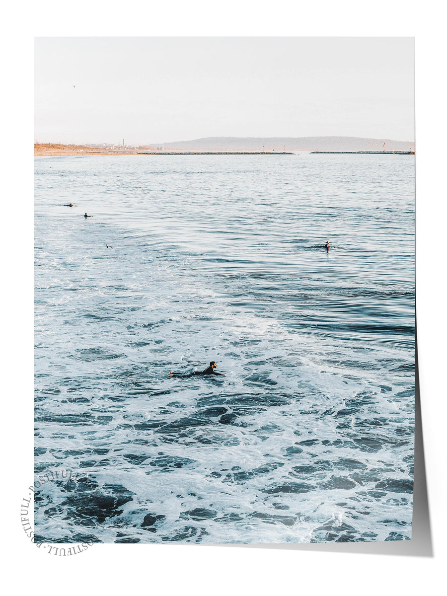 Dalgalı Deniz Fotoğraf Çerçevesiz Poster