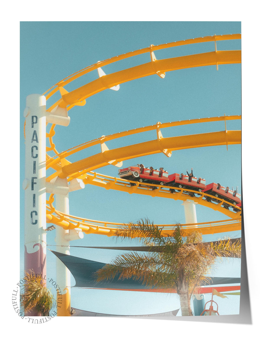 Lunapark Tüneli Fotoğraf Çerçevesiz Poster