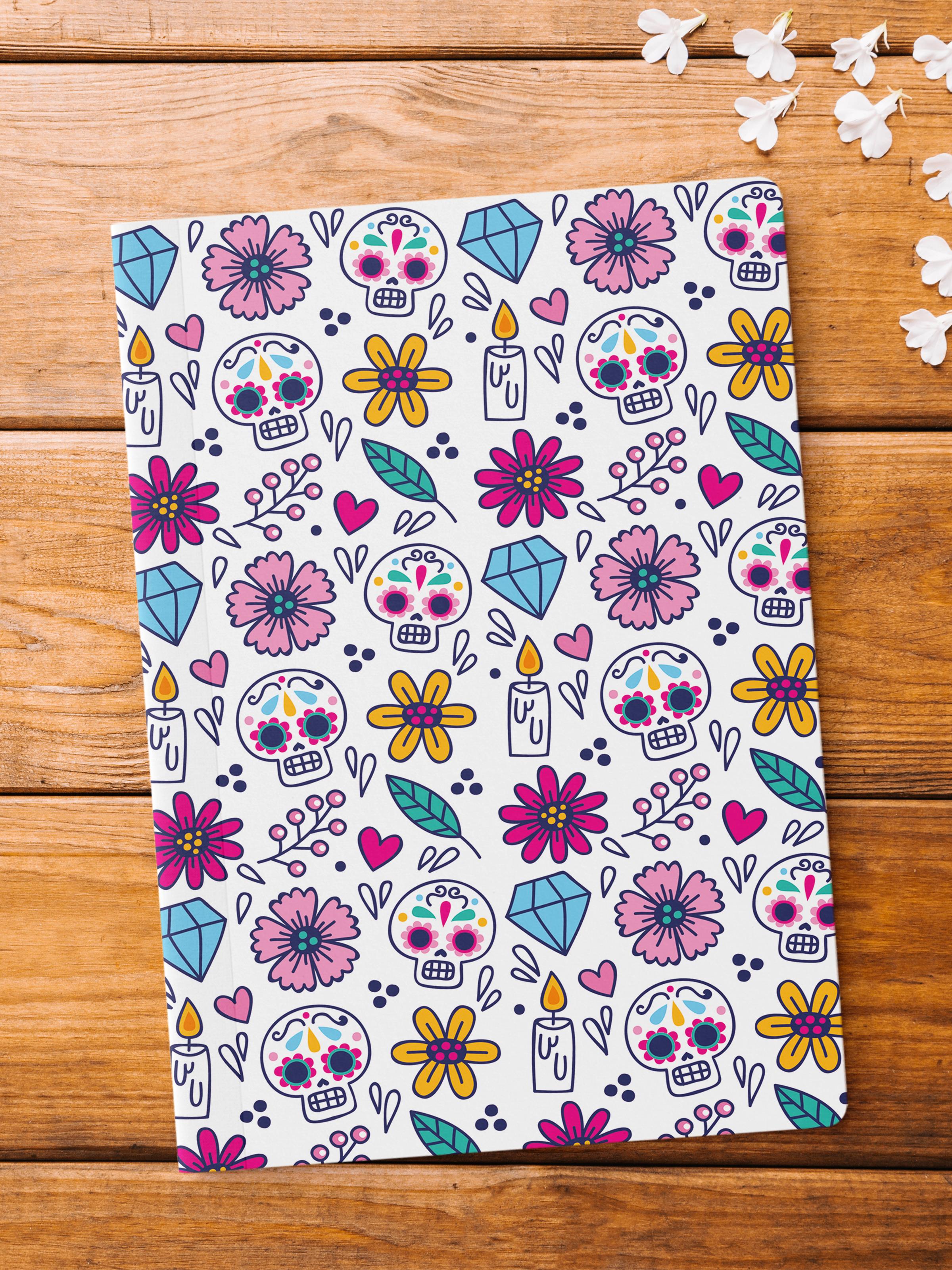Çizgisiz Defter, İndie Groovy Notebook, Not Defteri, Akıl ve Anı Defteri, 64 Sayfa, 14*21cm