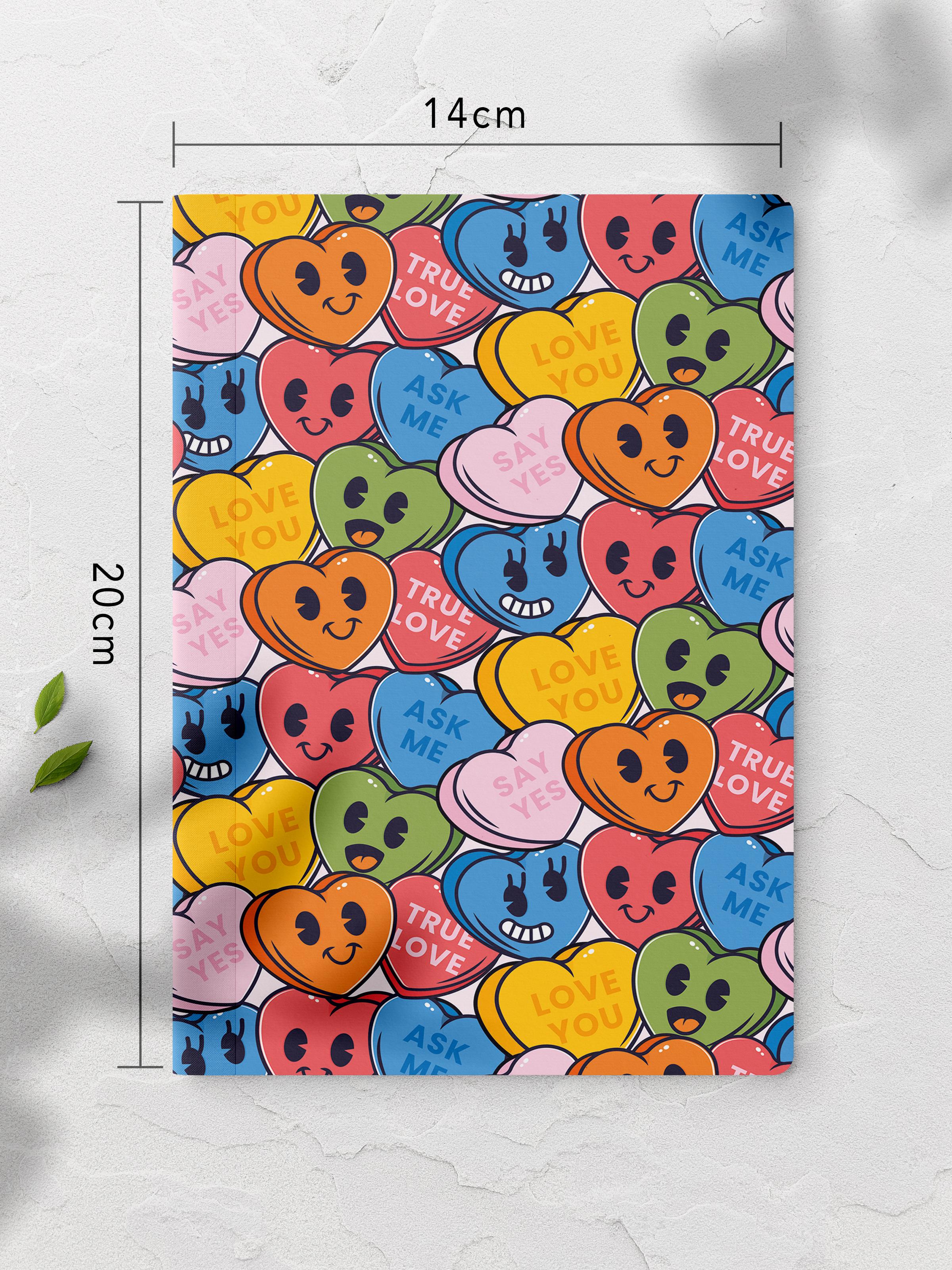 Çizgisiz Defter, İndie Groovy Notebook, Not Defteri, Akıl ve Anı Defteri, 64 Sayfa, 14*21cm