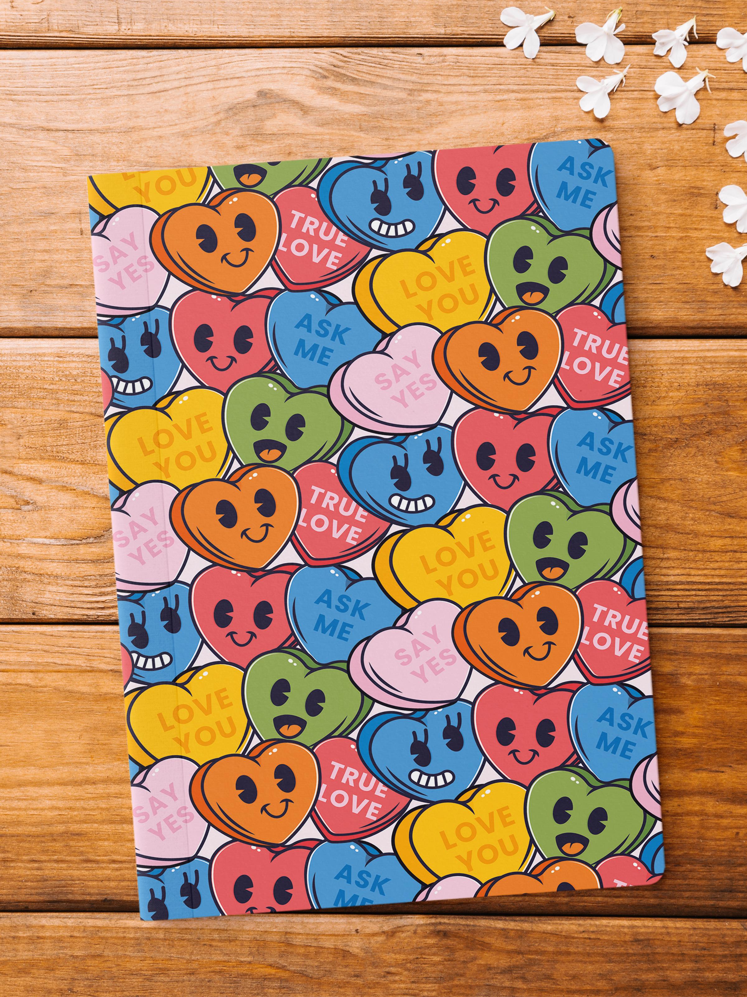 Çizgisiz Defter, İndie Groovy Notebook, Not Defteri, Akıl ve Anı Defteri, 64 Sayfa, 14*21cm