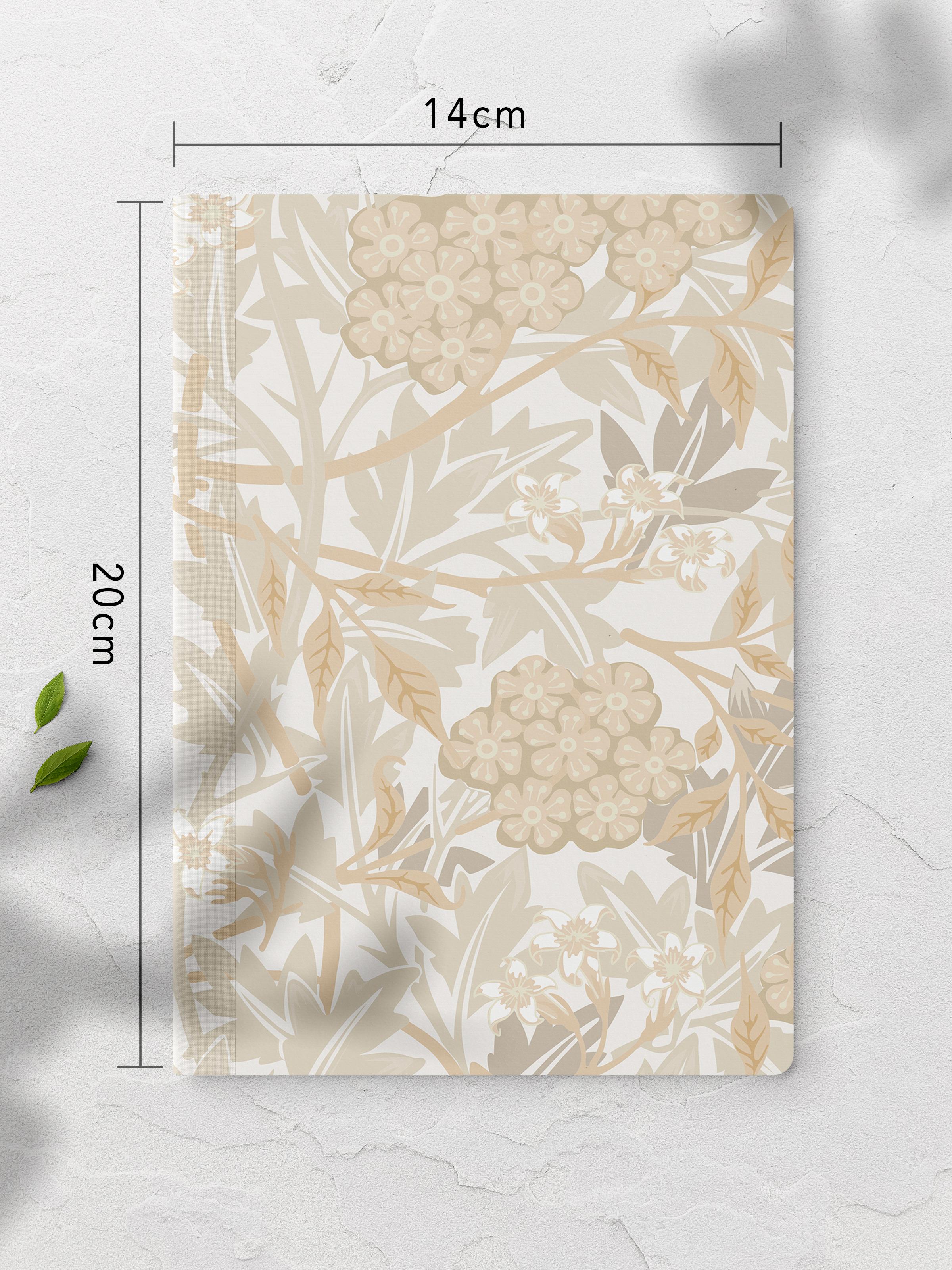 Çizgisiz Defter, Kahverengi Vintage Notebook, Not Defteri, Akıl ve Anı Defteri, 64 Sayfa, 14*21cm