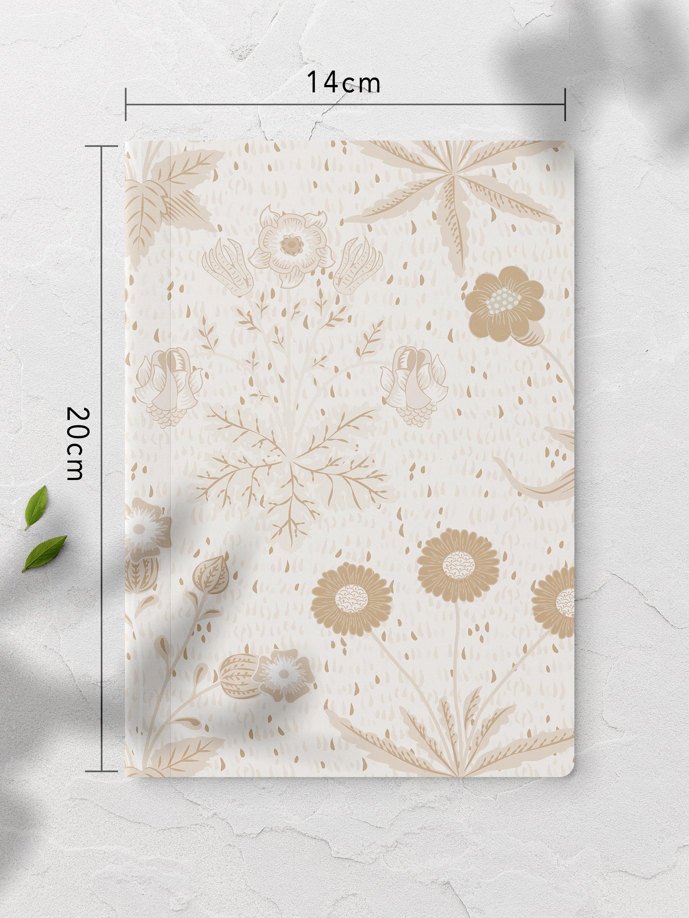 Çizgisiz Defter, Kahverengi Vintage Notebook, Not Defteri, Akıl ve Anı Defteri, 64 Sayfa, 14*21cm