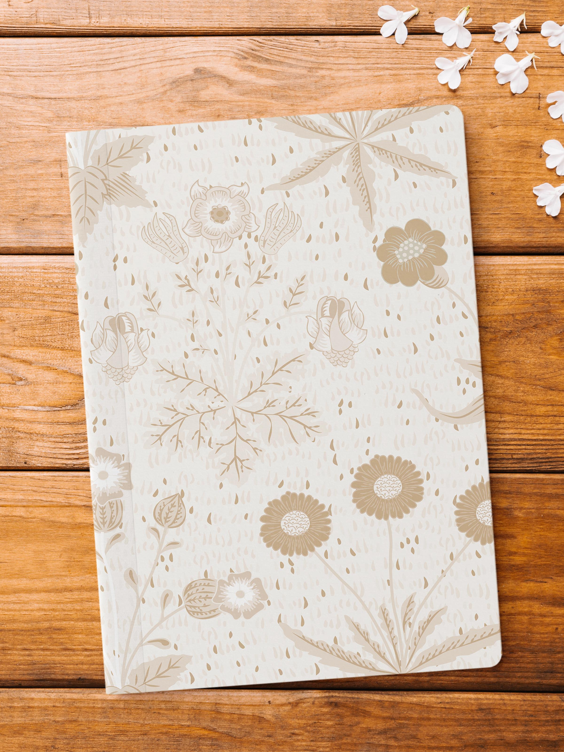 Çizgisiz Defter, Kahverengi Vintage Notebook, Not Defteri, Akıl ve Anı Defteri, 64 Sayfa, 14*21cm