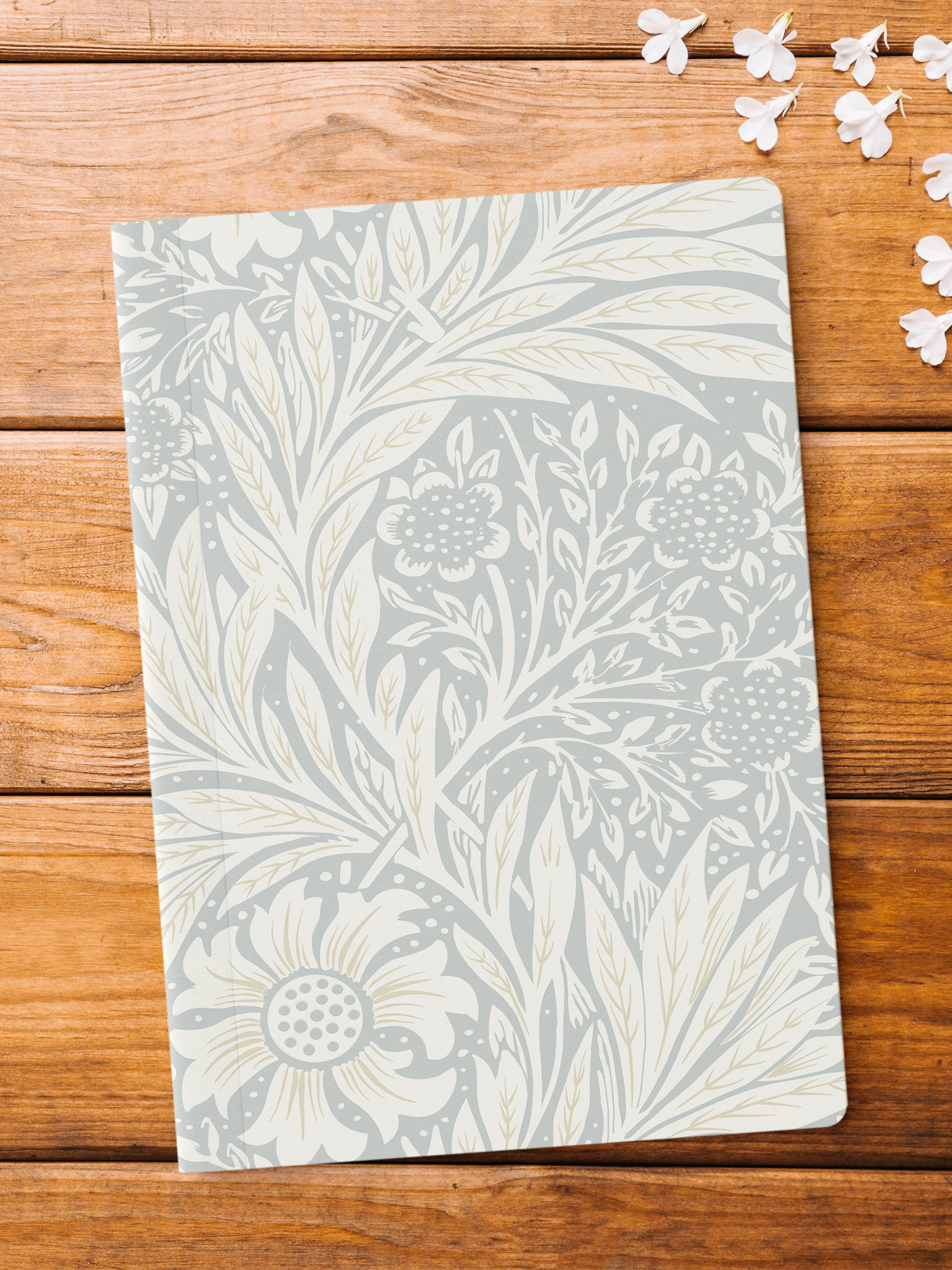 Çizgisiz Defter, Mavi Vintage Notebook, Not Defteri, Akıl ve Anı Defteri, 64 Sayfa, 14*21cm