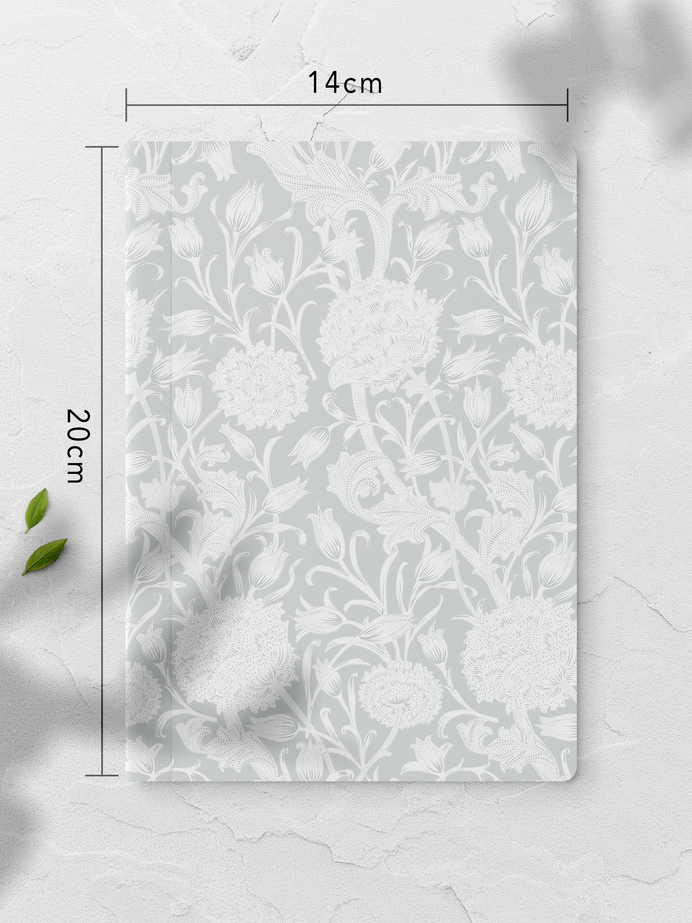 Çizgisiz Defter, Mavi Vintage Notebook, Not Defteri, Akıl ve Anı Defteri, 64 Sayfa, 14*21cm