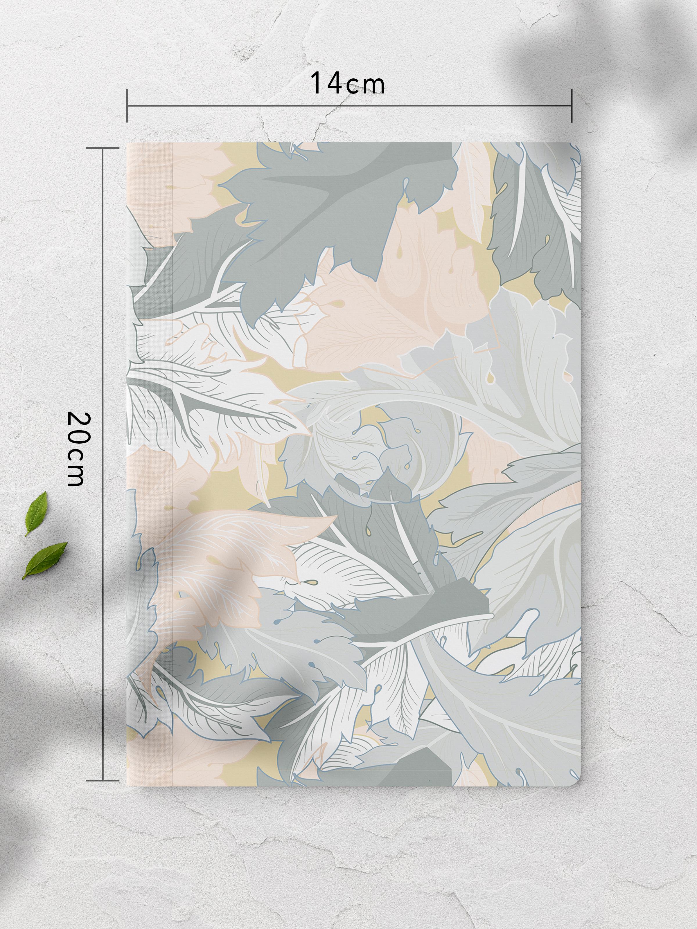 Çizgisiz Defter, Mavi Vintage Notebook, Not Defteri, Akıl ve Anı Defteri, 64 Sayfa, 14*21cm