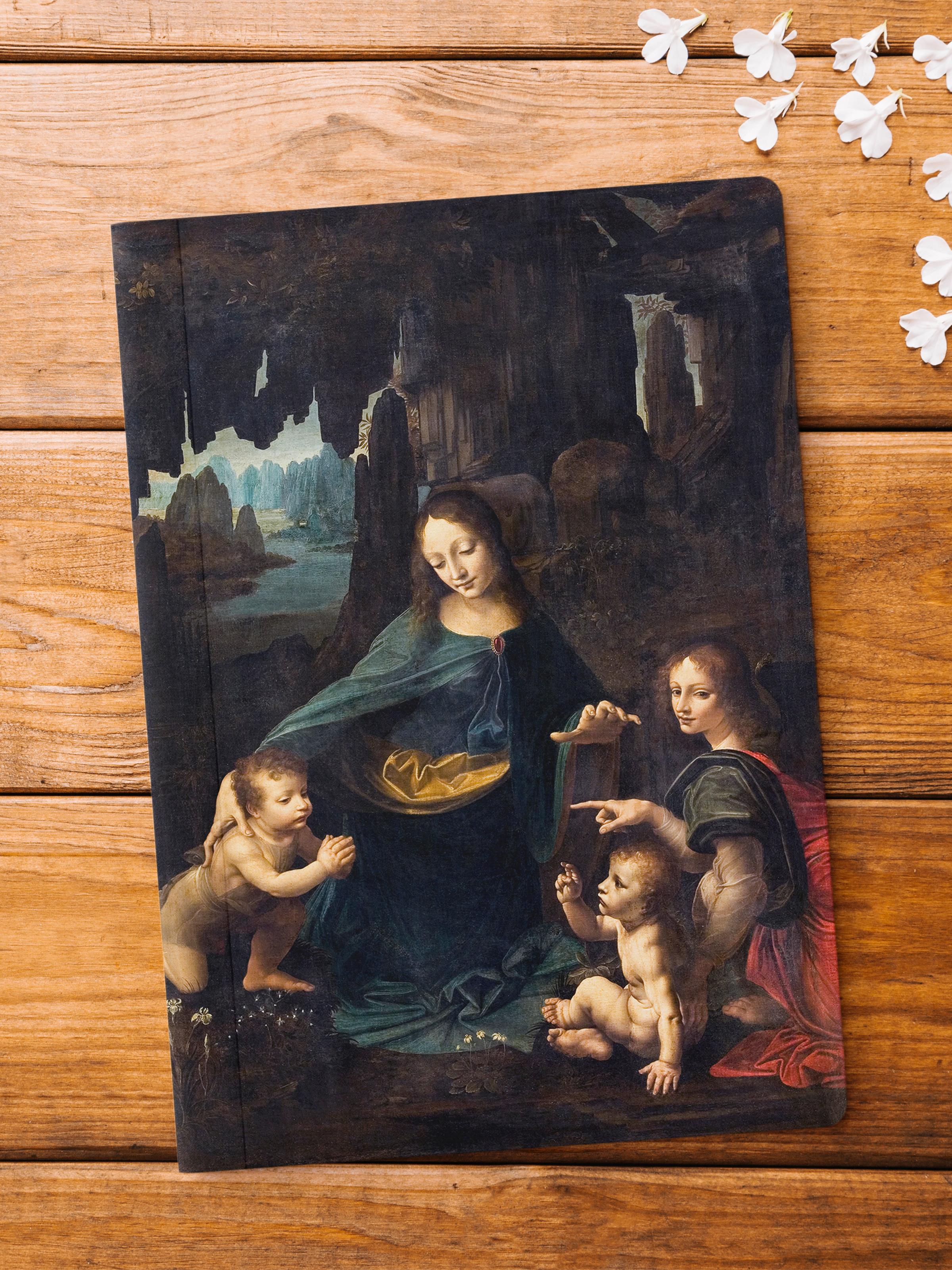 Çizgisiz Defter, Modern Sanat Notebook, Leonardo Da Vinci Temalı Not Defteri 64 Sayfa, 14*21cm
