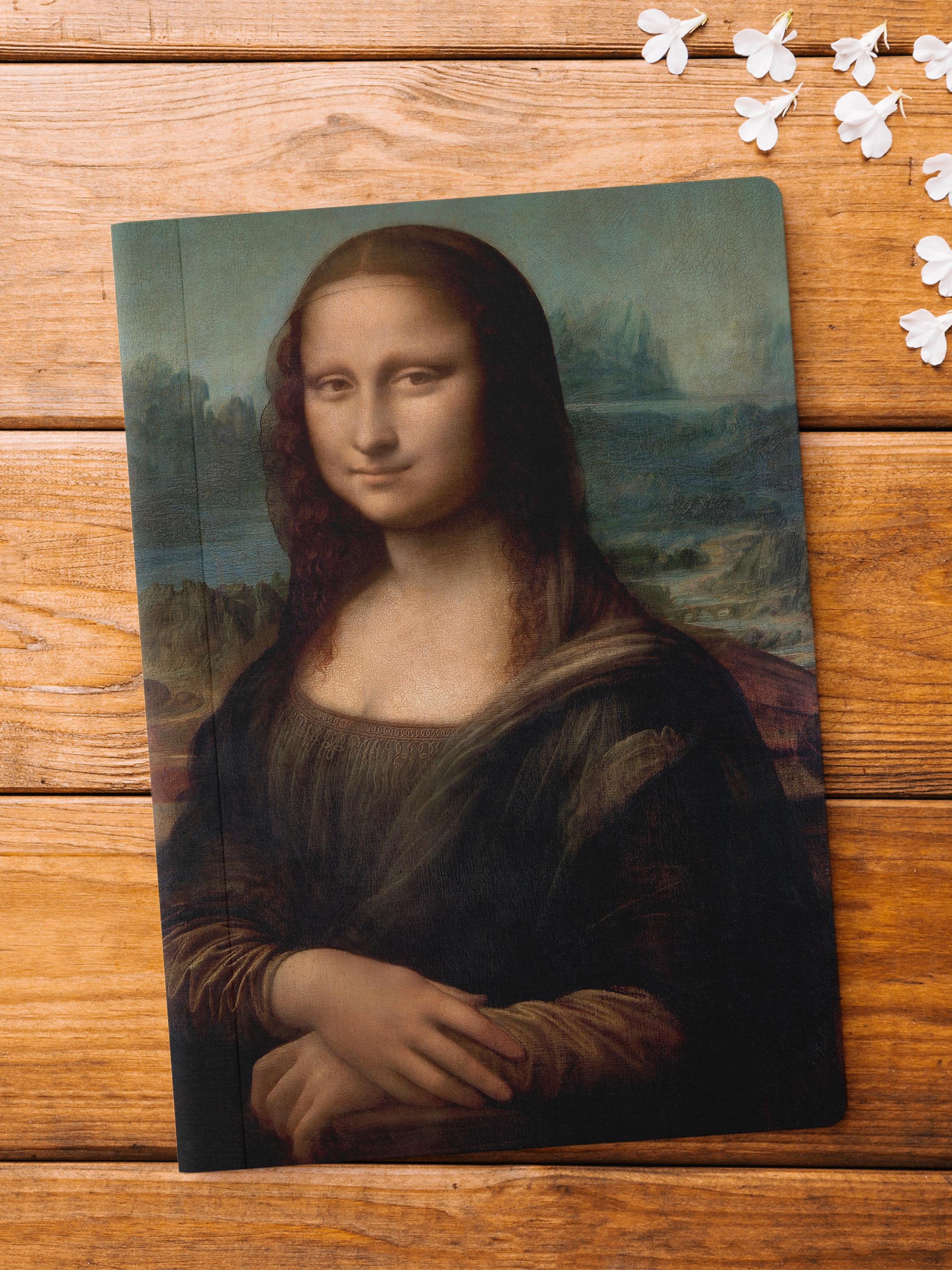 Çizgisiz Defter, Modern Sanat Notebook, Leonardo Da Vinci Temalı Not Defteri 64 Sayfa, 14*21cm