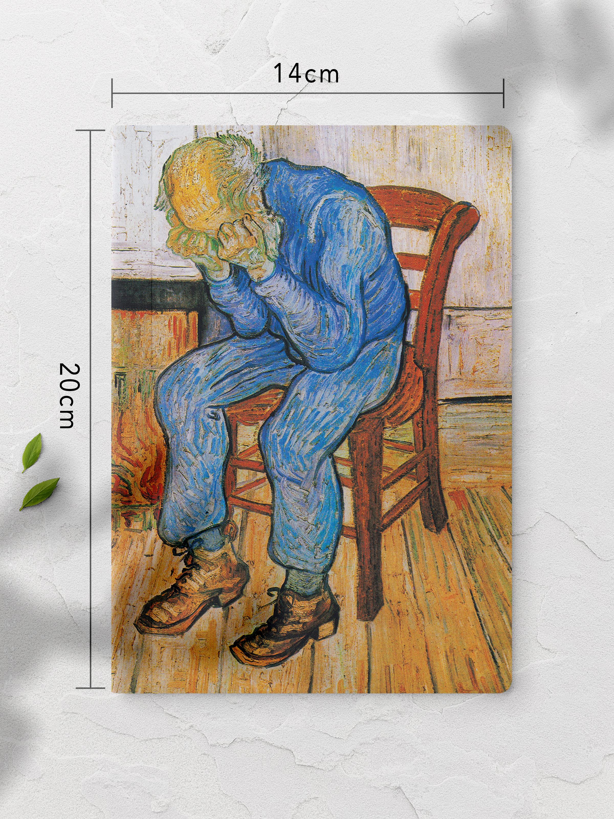 Çizgisiz Defter, Modern Sanat Notebook, Van Gogh Temalı Not Defteri 64 Sayfa, 14*21cm