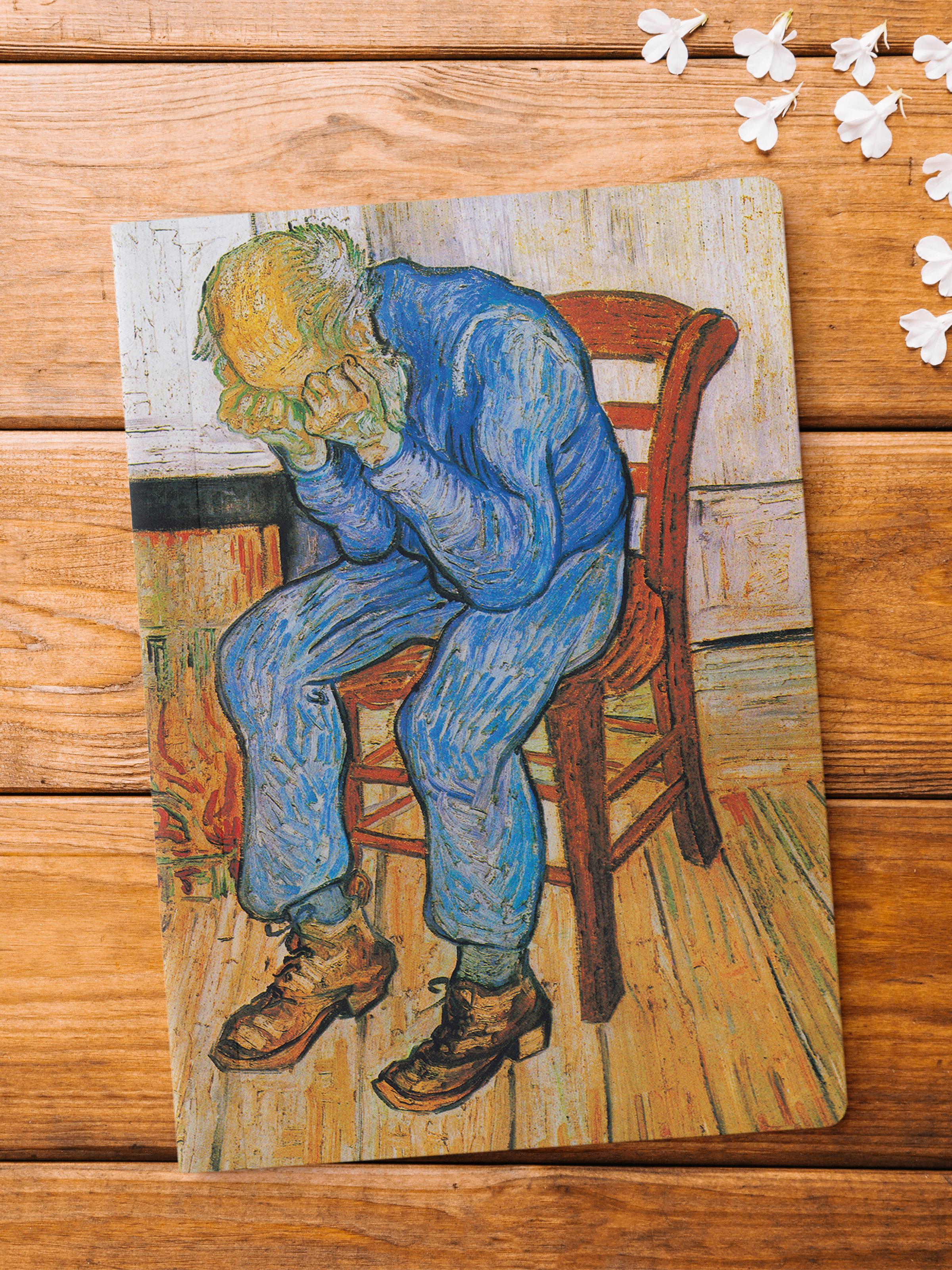 Çizgisiz Defter, Modern Sanat Notebook, Van Gogh Temalı Not Defteri 64 Sayfa, 14*21cm