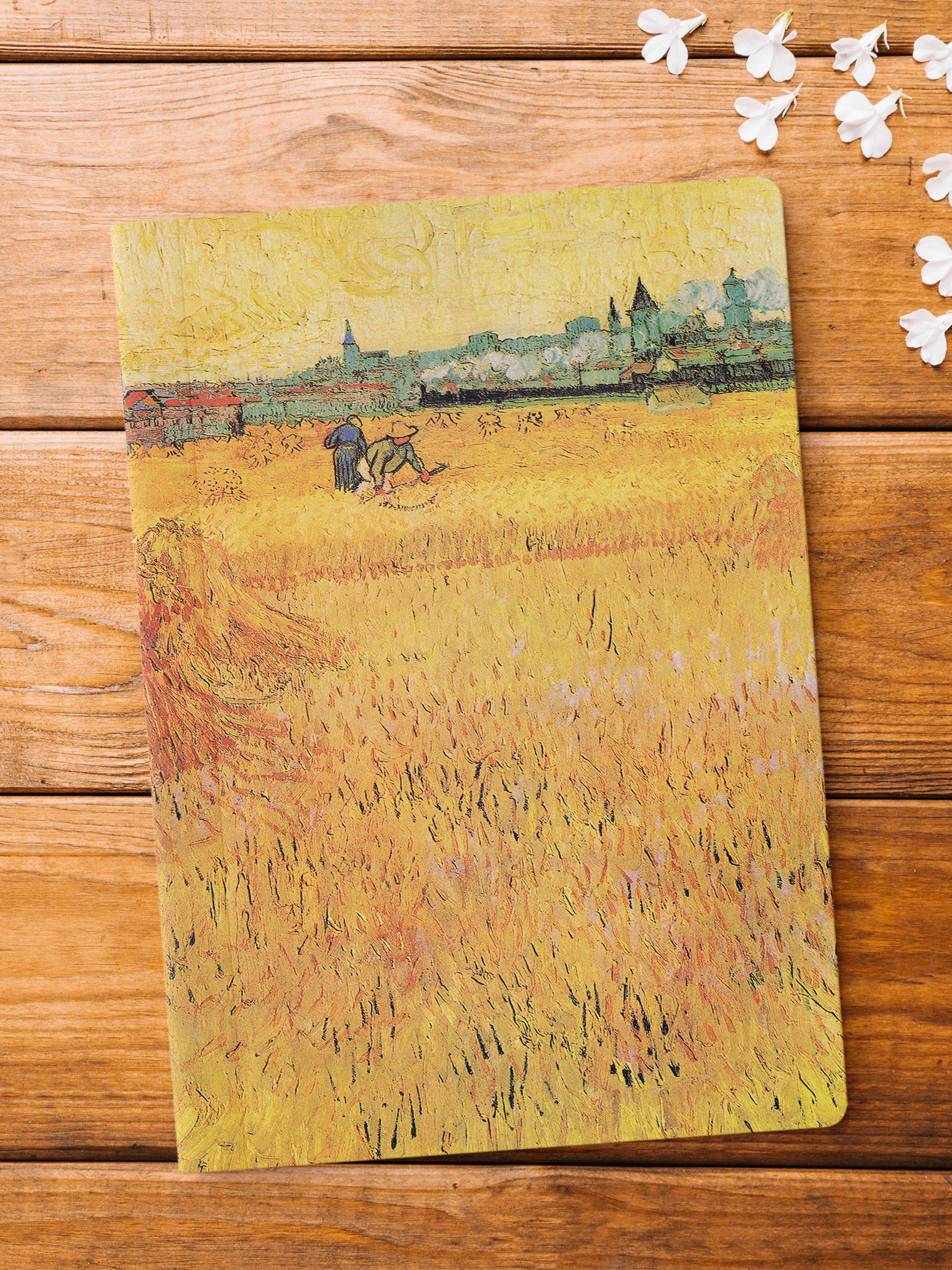 Çizgisiz Defter, Modern Sanat Notebook, Van Gogh Temalı Not Defteri 64 Sayfa, 14*21cm
