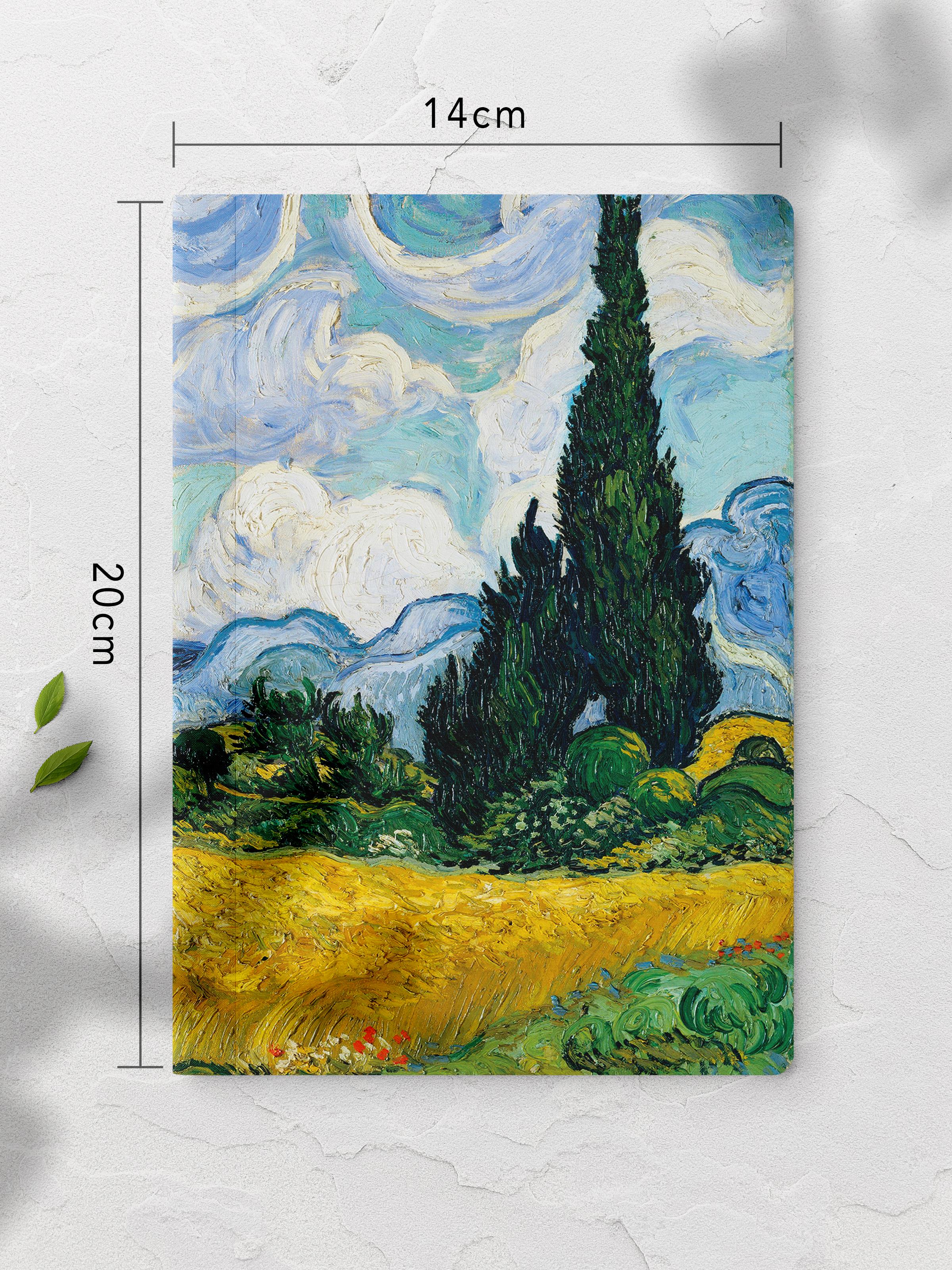 Çizgisiz Defter, Modern Sanat Notebook, Van Gogh Temalı Not Defteri 64 Sayfa, 14*21cm