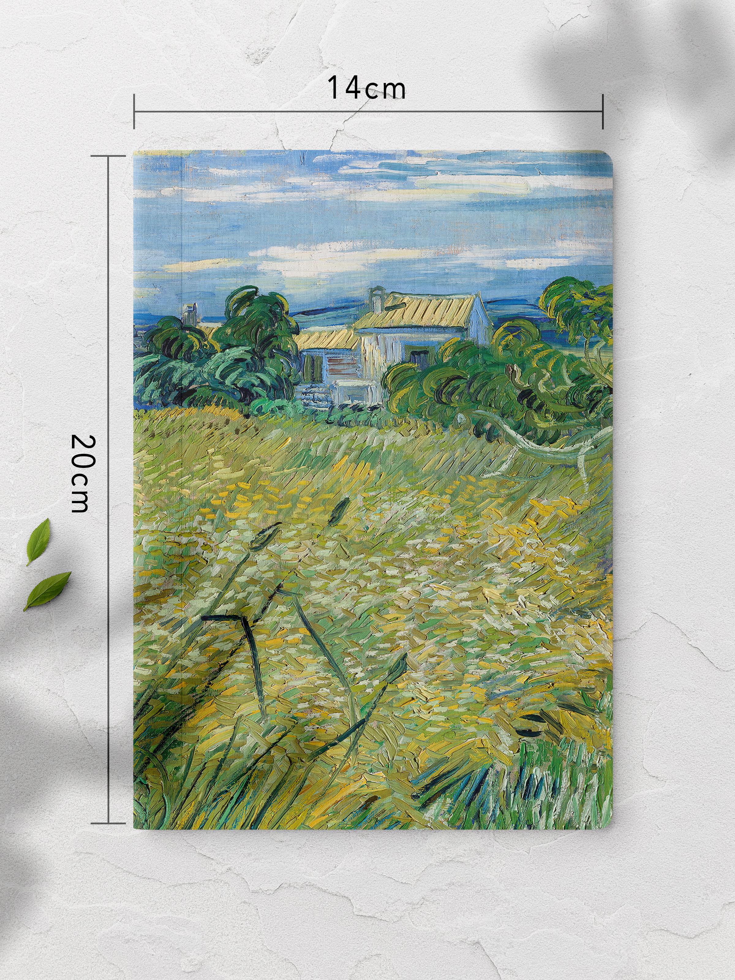 Çizgisiz Defter, Modern Sanat Notebook, Van Gogh Temalı Not Defteri 64 Sayfa, 14*21cm