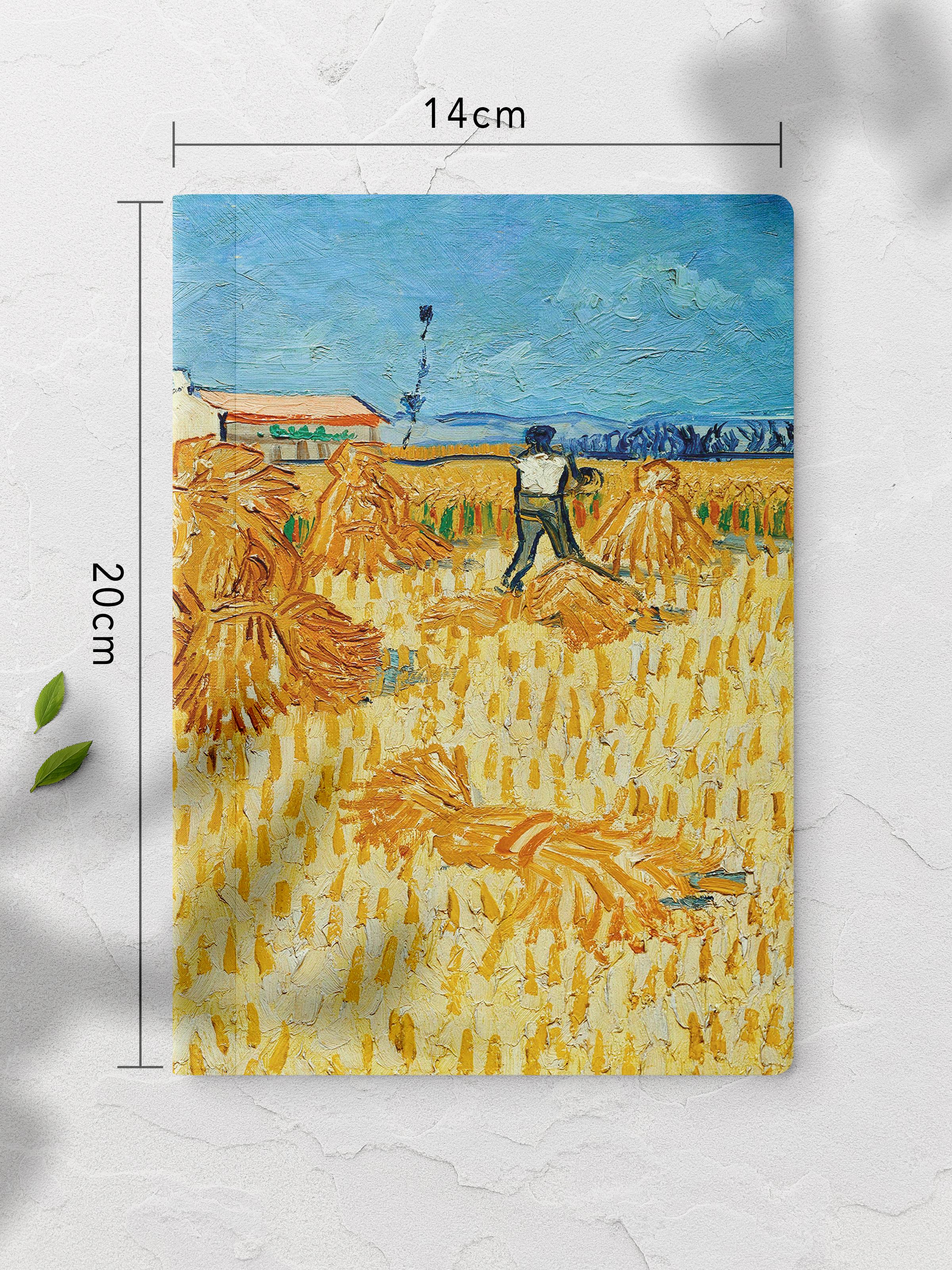Çizgisiz Defter, Modern Sanat Notebook, Van Gogh Temalı Not Defteri 64 Sayfa, 14*21cm