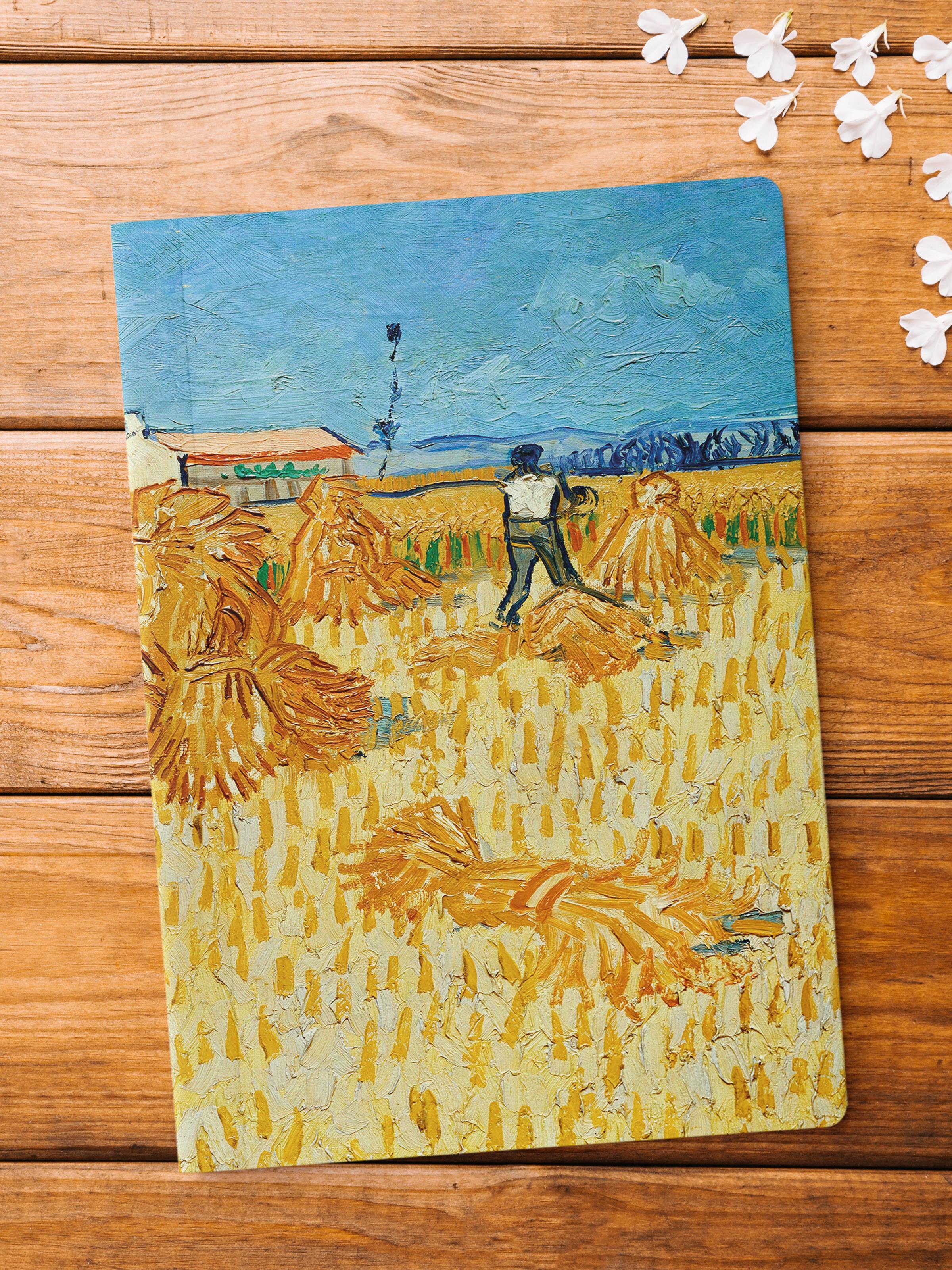 Çizgisiz Defter, Modern Sanat Notebook, Van Gogh Temalı Not Defteri 64 Sayfa, 14*21cm