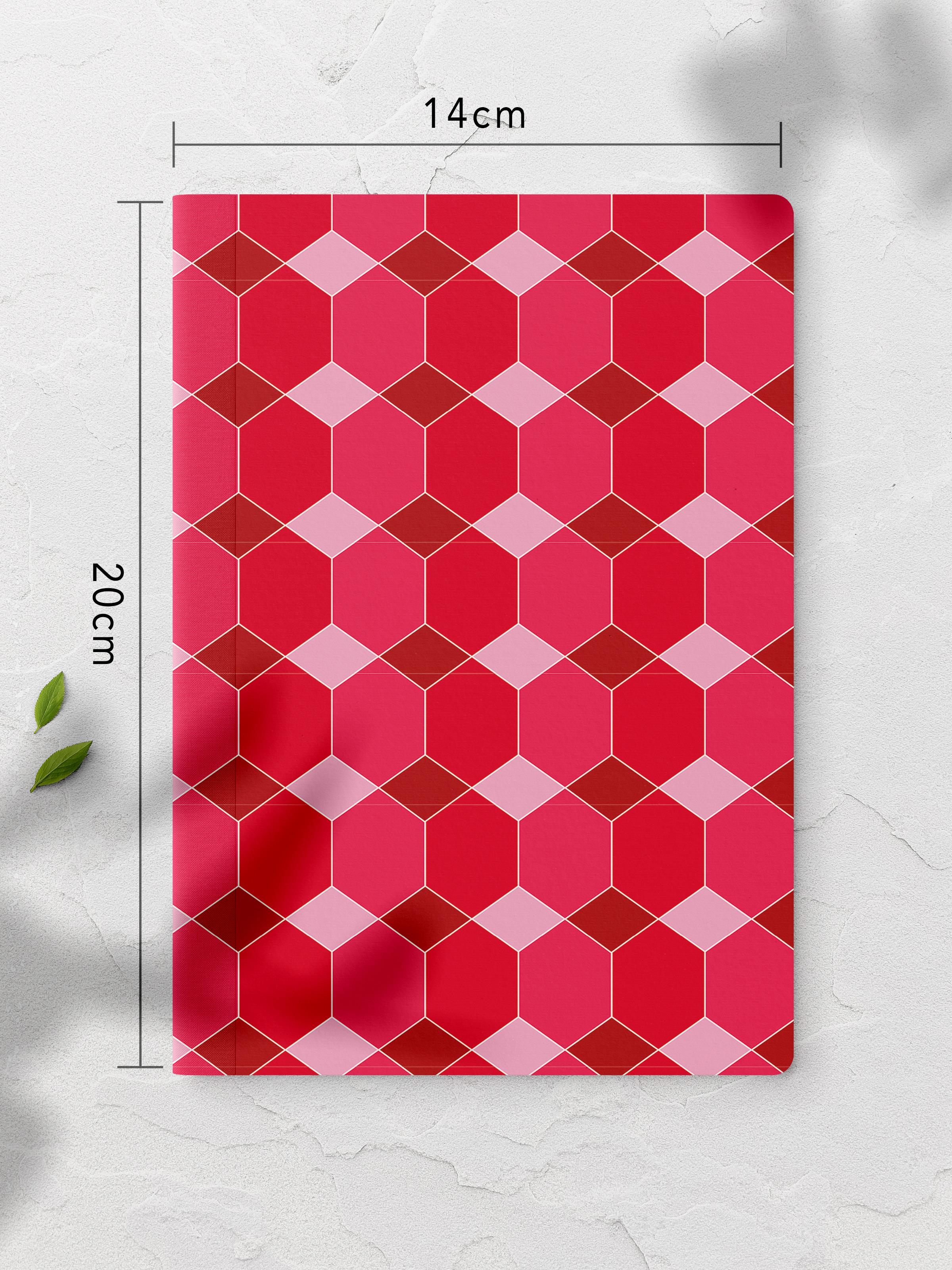 Çizgisiz Defter, Renkli ve Desenli Notebook, Not Defteri, Akıl ve Anı Defteri, 64 Sayfa, 14*21cm