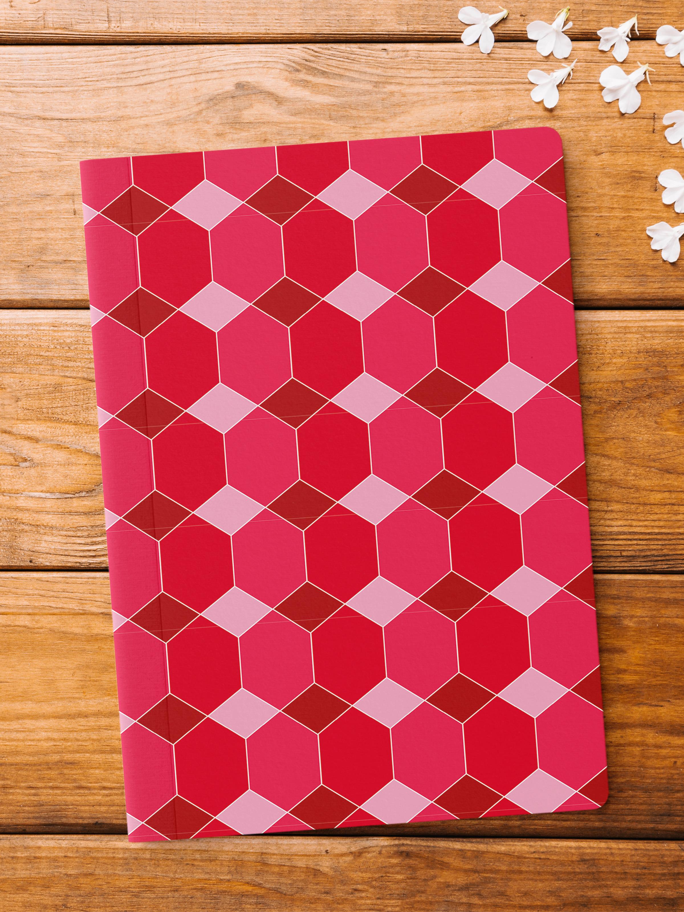 Çizgisiz Defter, Renkli ve Desenli Notebook, Not Defteri, Akıl ve Anı Defteri, 64 Sayfa, 14*21cm