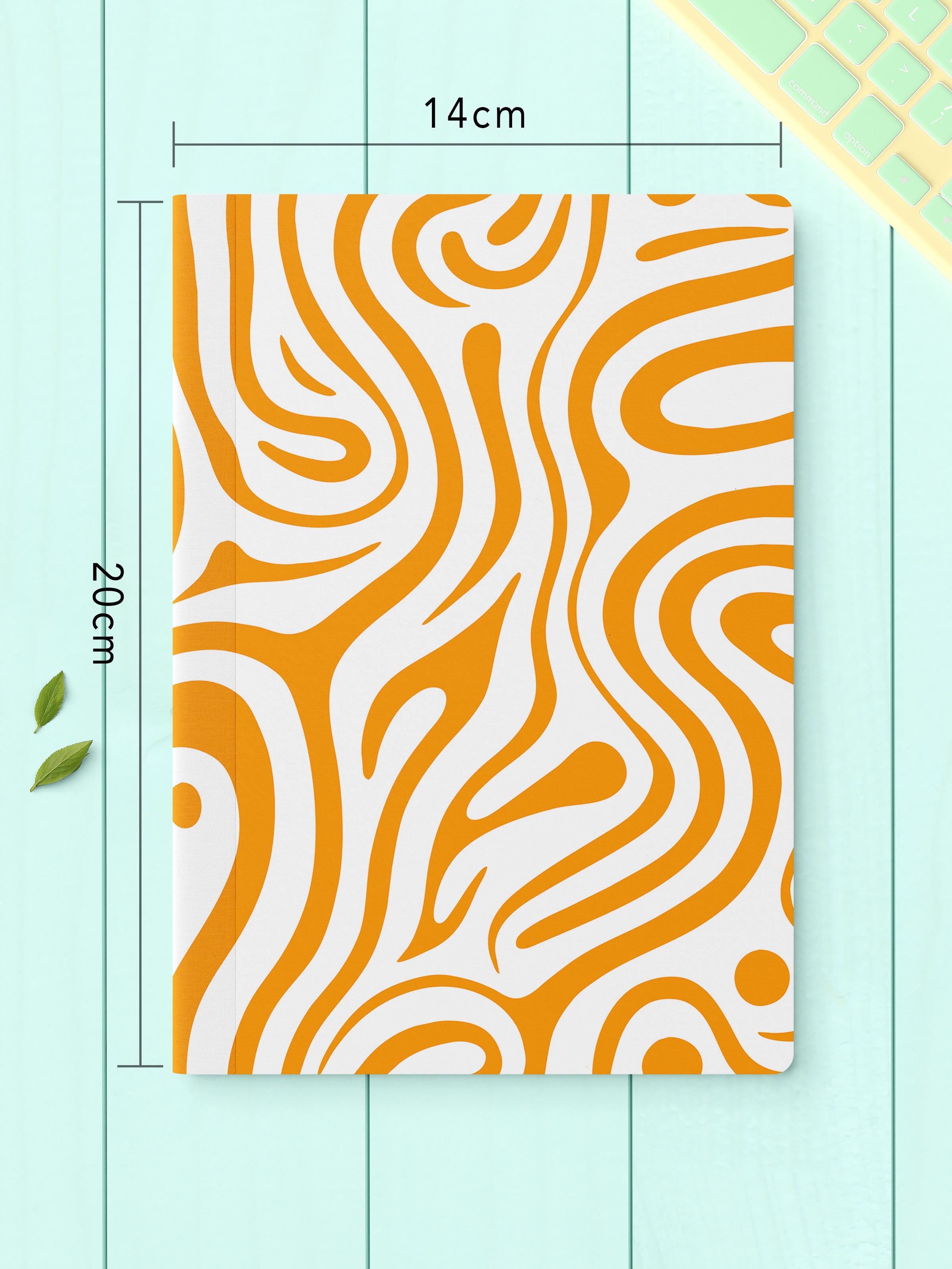 Çizgisiz Defter Seti, 2 Adet Boho Temalı Notebook, Not Defteri, Anı Defteri, 64 Sayfa Orta Boy