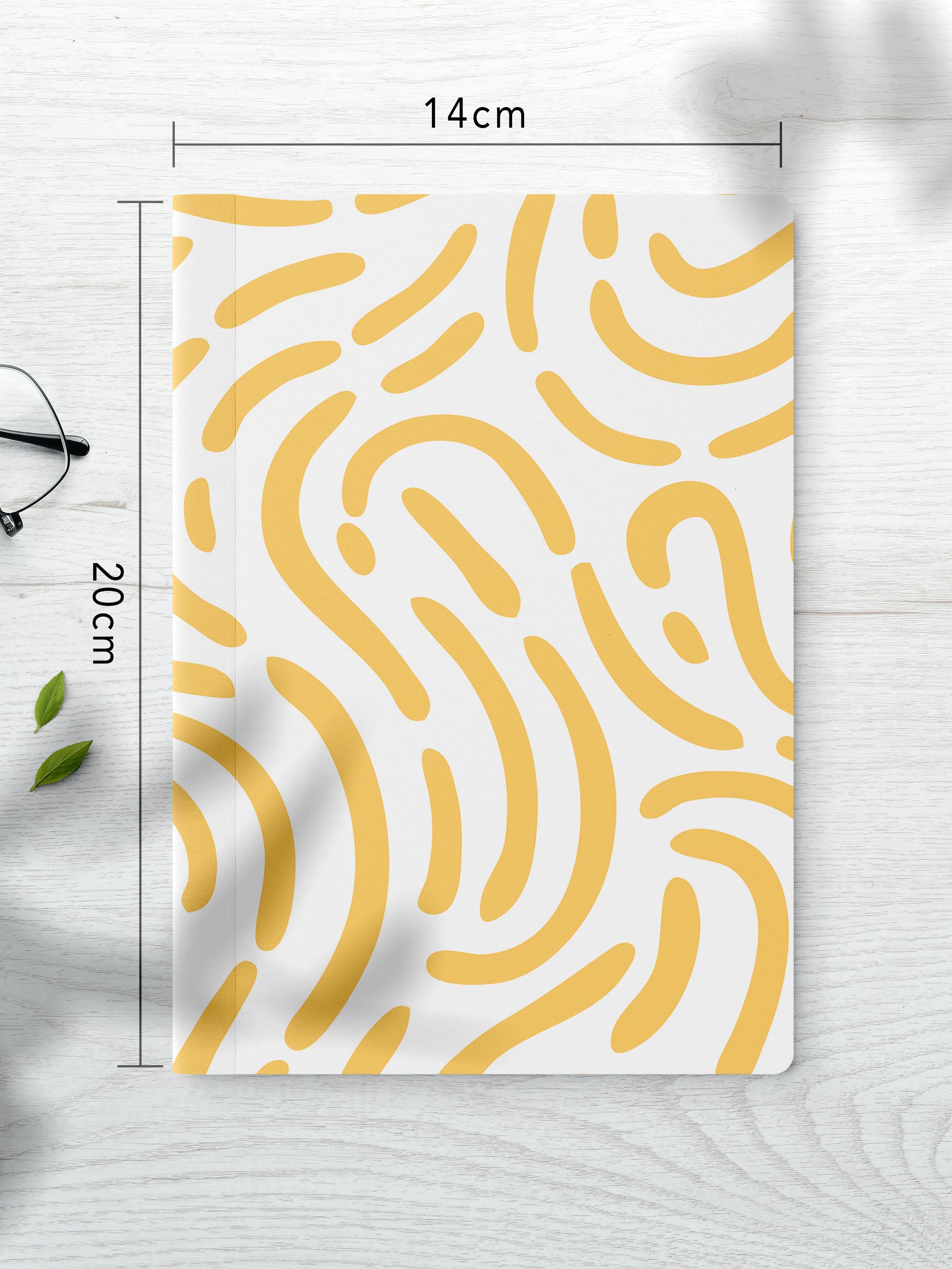 Çizgisiz Defter Seti, 2 Adet Geometrik Desenli Notebook, Not Defteri, Anı Defteri, 64 Sayfa Orta Boy