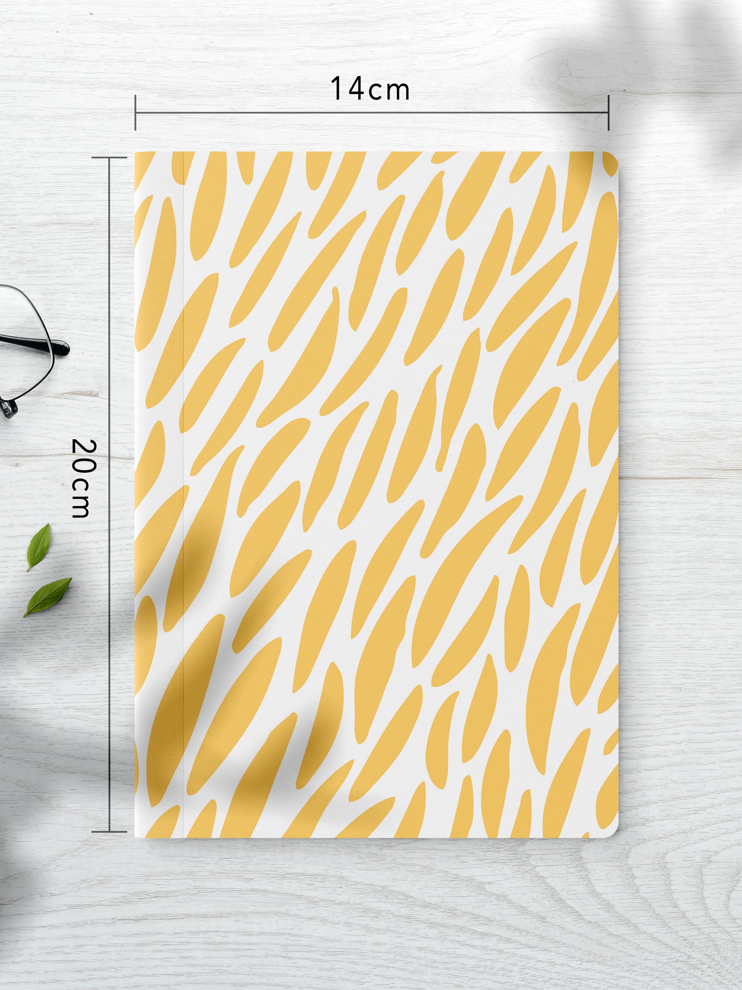 Çizgisiz Defter Seti, 2 Adet Geometrik Desenli Notebook, Not Defteri, Anı Defteri, 64 Sayfa Orta Boy