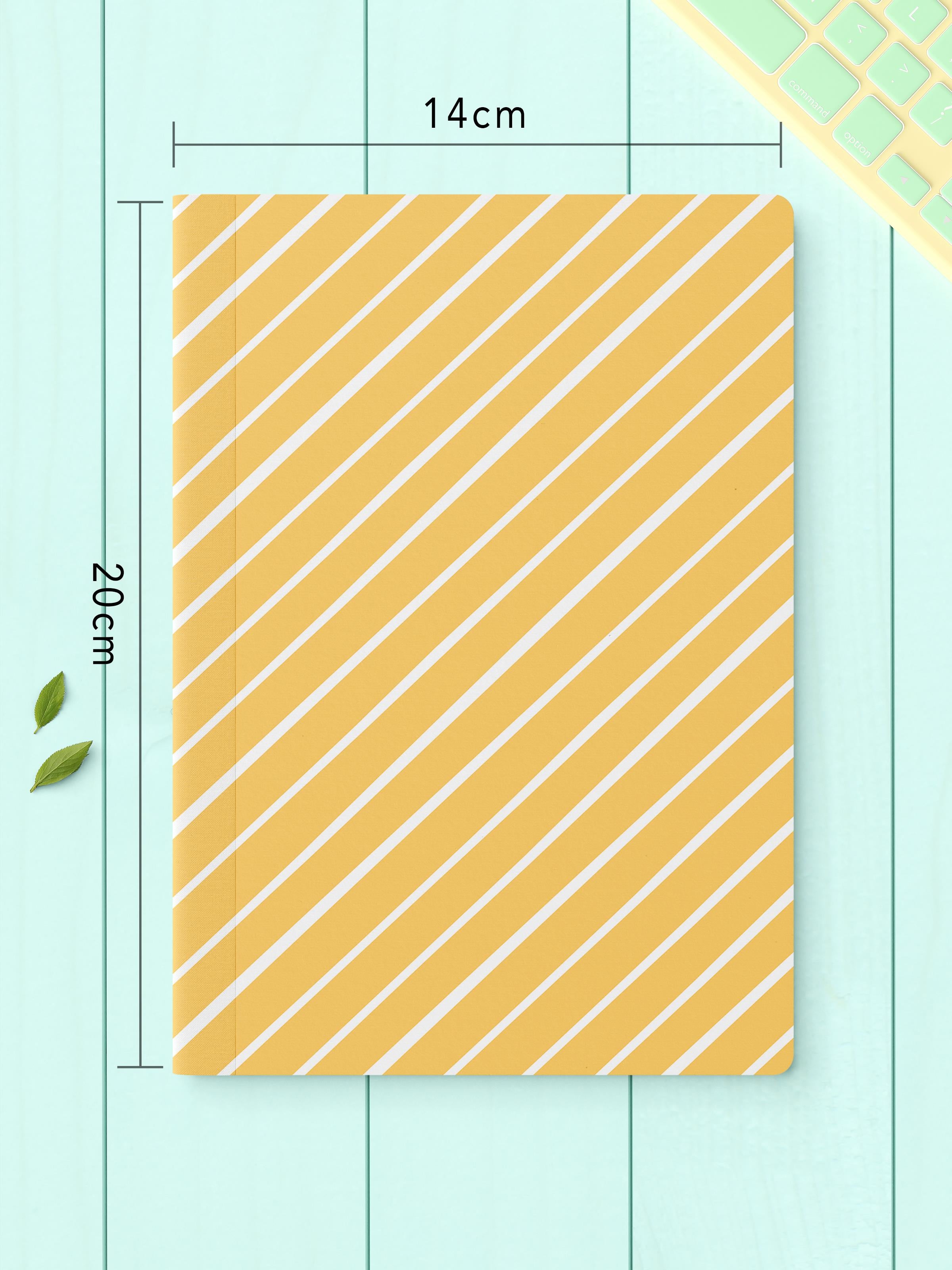Çizgisiz Defter Seti, 2 Adet Geometrik Desenli Notebook, Not Defteri, Anı Defteri, 64 Sayfa Orta Boy