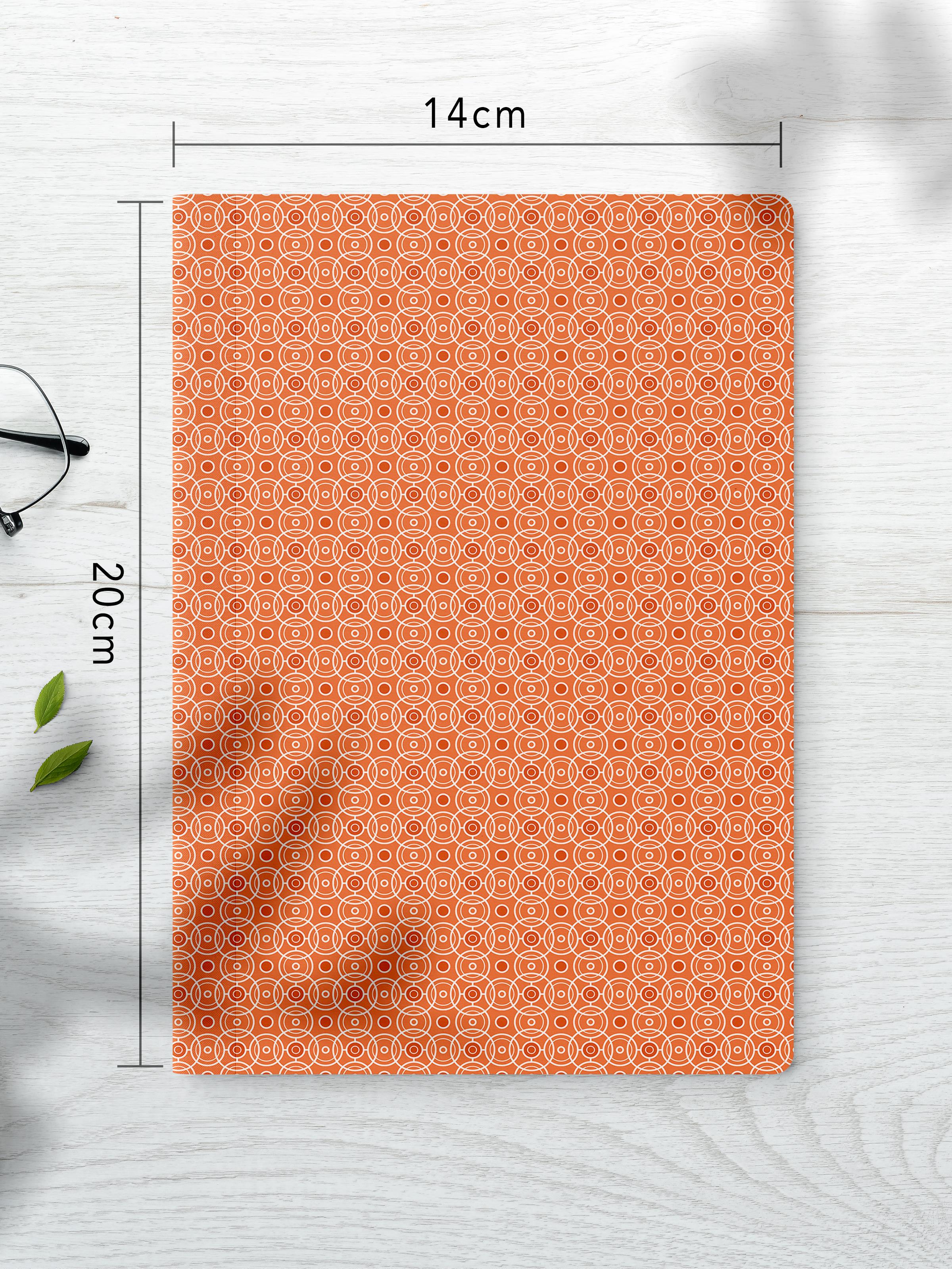 Çizgisiz Defter Seti, 2 Adet Geometrik Desenli Notebook, Not Defteri, Anı Defteri, 64 Sayfa Orta Boy
