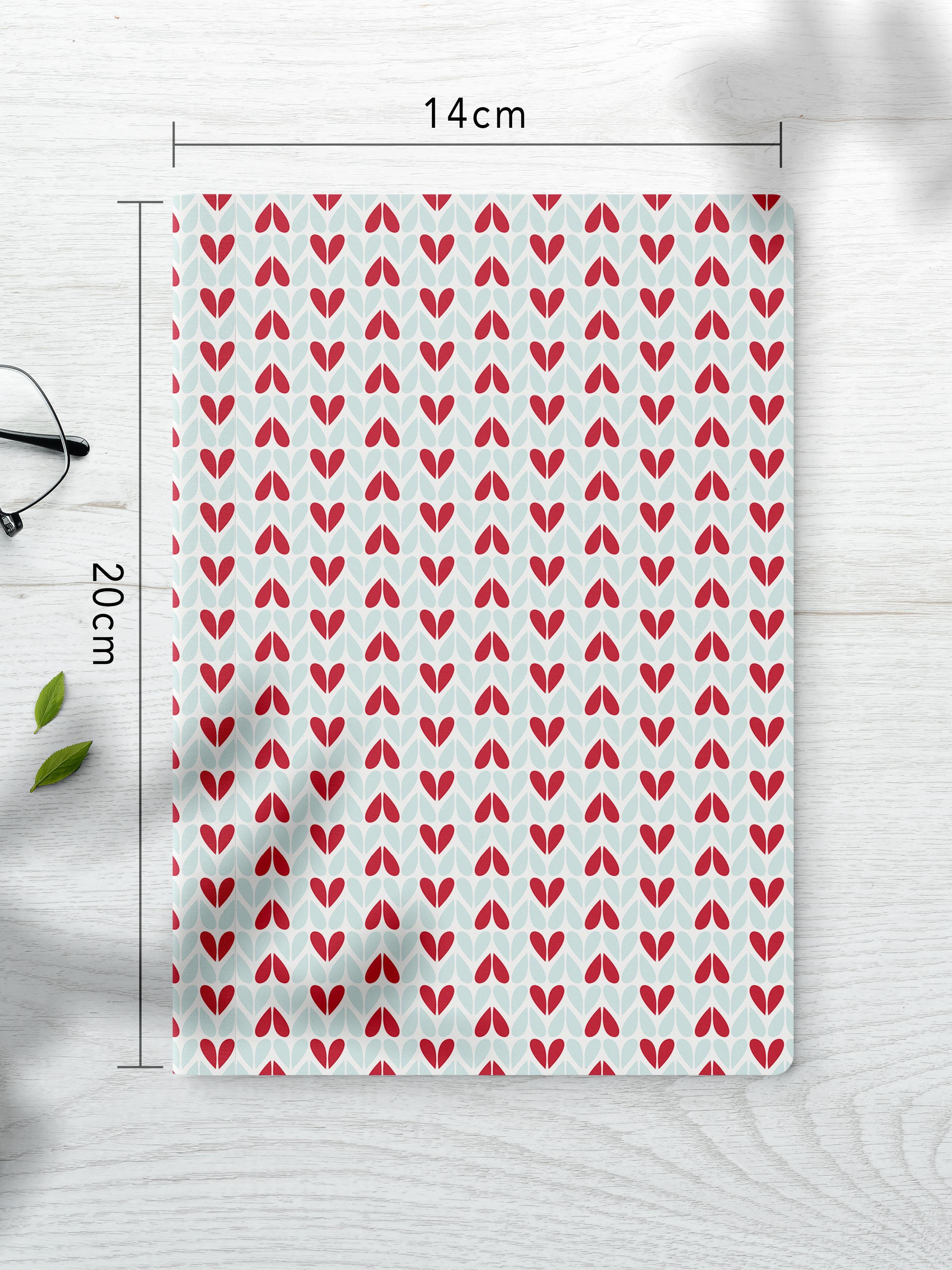 Çizgisiz Defter Seti, 2 Adet Geometrik Desenli Notebook, Not Defteri, Anı Defteri, 64 Sayfa Orta Boy