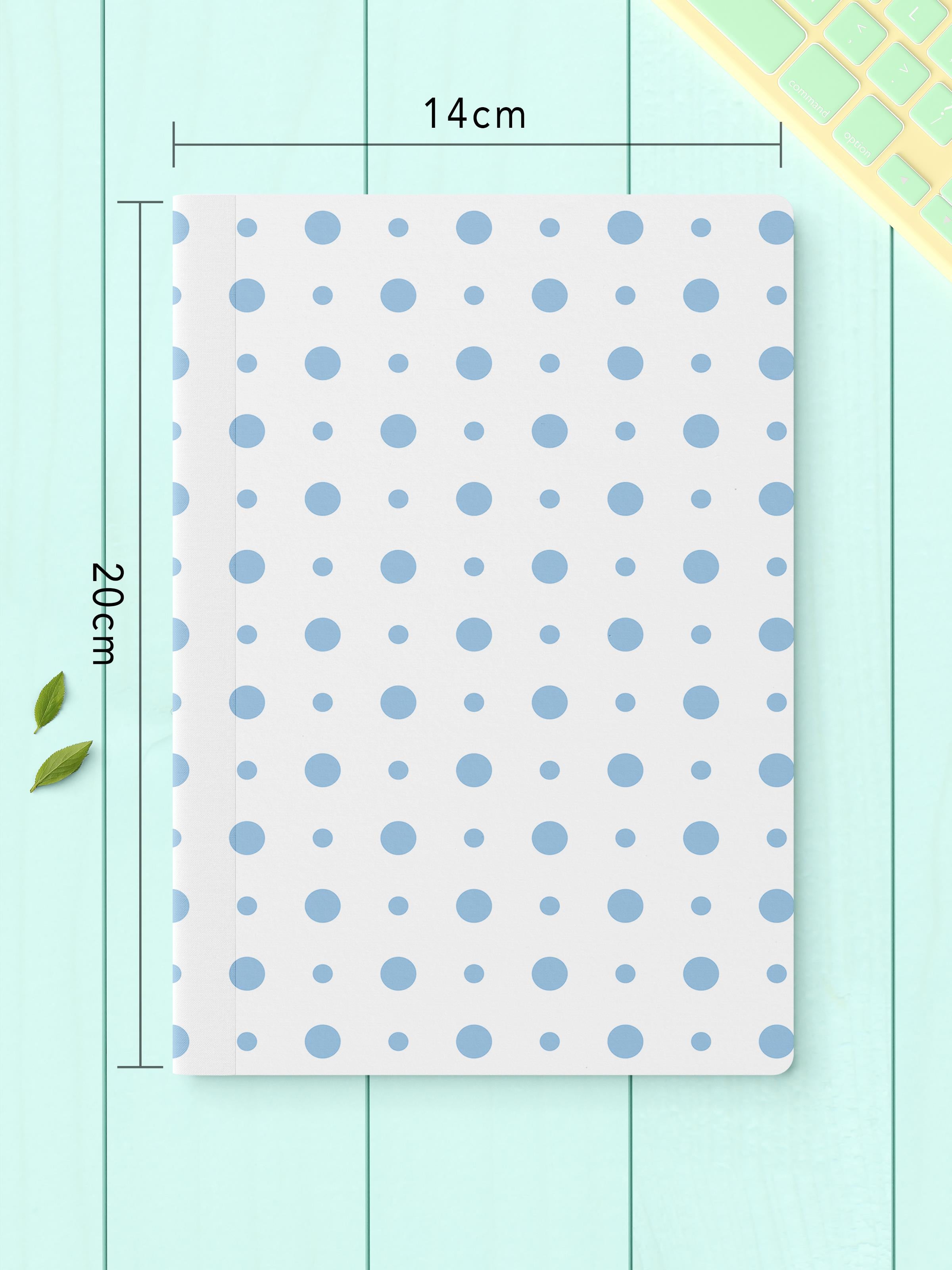 Çizgisiz Defter Seti, 2 Adet Geometrik Desenli Notebook, Not Defteri, Anı Defteri, 64 Sayfa Orta Boy