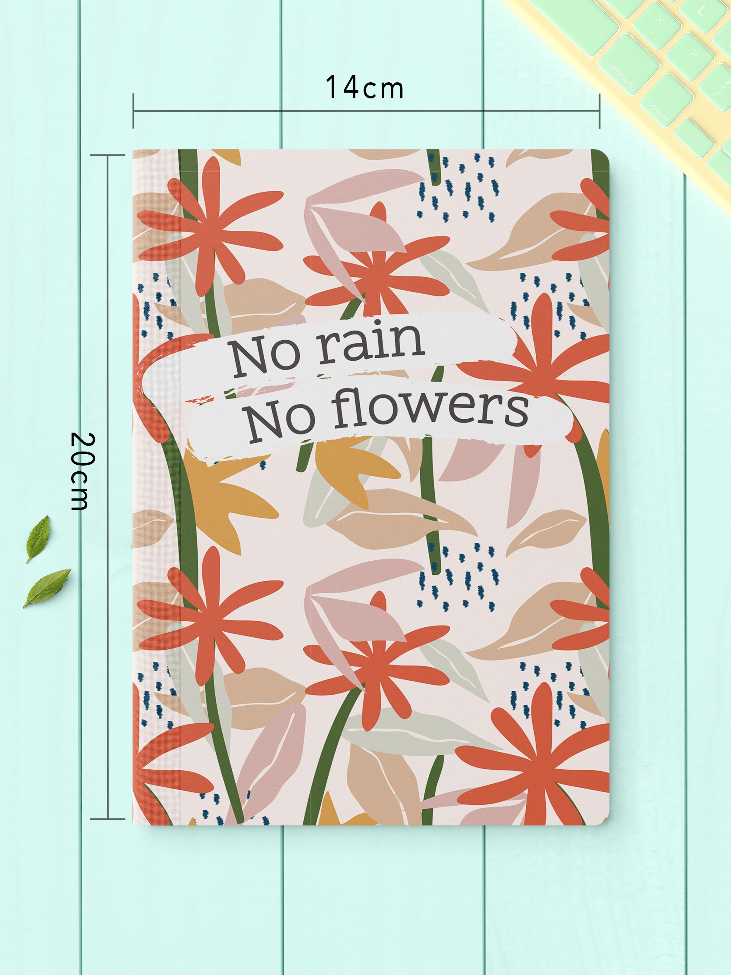 Çizgisiz Defter Seti, 2 Adet Motivasyon Desenli Notebook, Not Defteri, Anı Defteri, 64 Sayfa