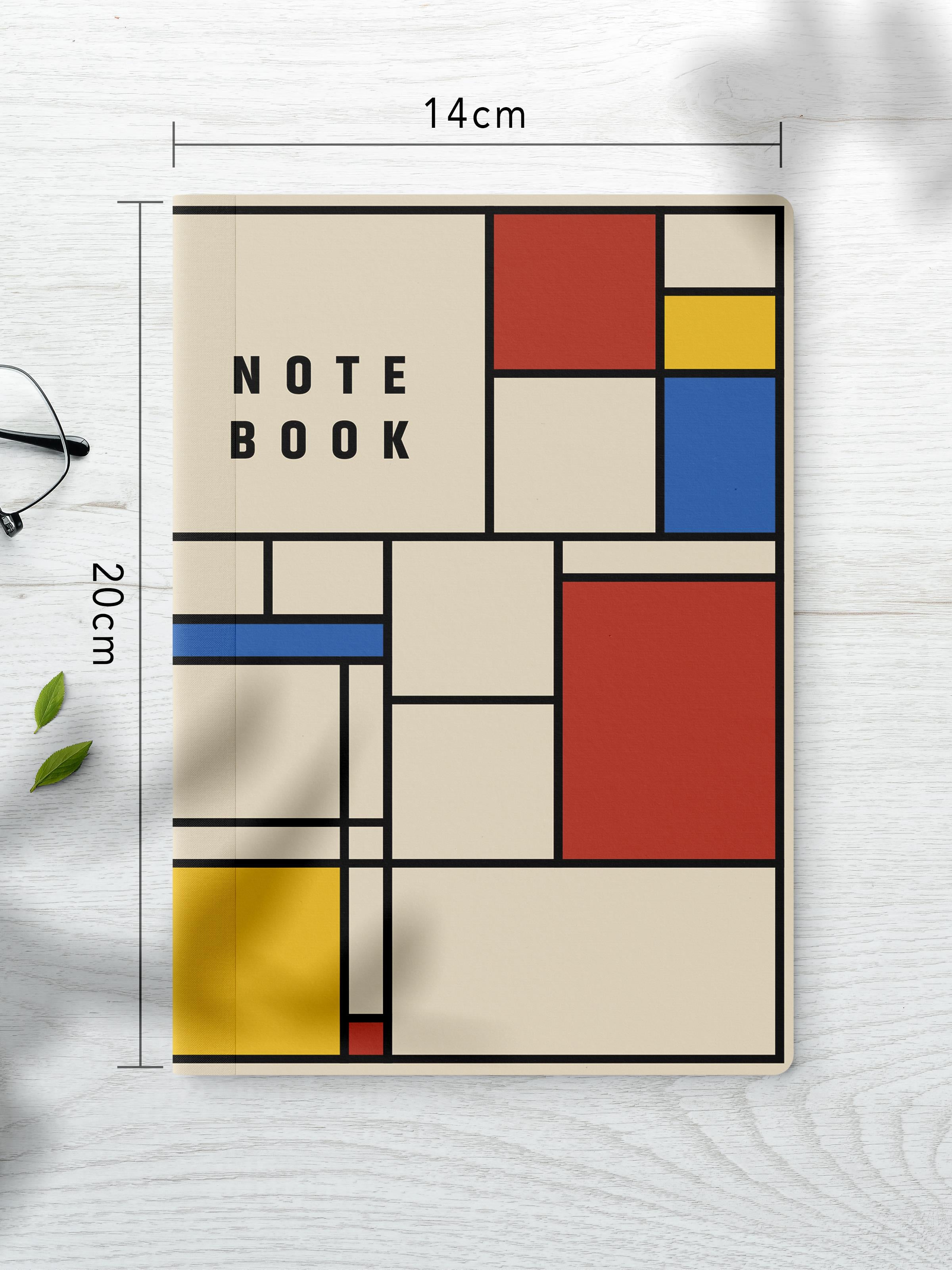 Çizgisiz Defter Seti, 2 Adet Vintage Desenli Notebook, Not Defteri, Anı Defteri, 64 Sayfa Orta Boy