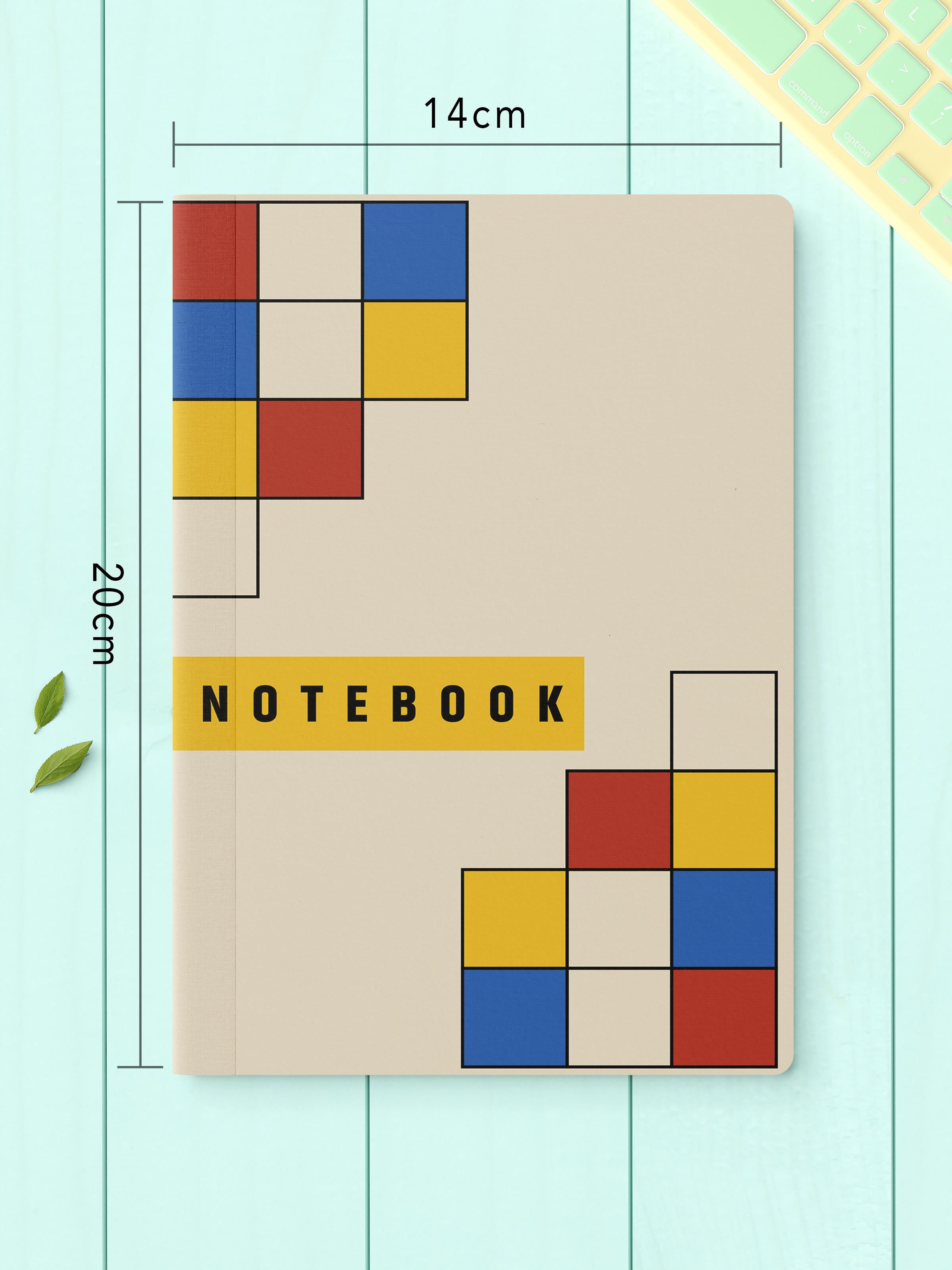 Çizgisiz Defter Seti, 2 Adet Vintage Desenli Notebook, Not Defteri, Anı Defteri, 64 Sayfa Orta Boy