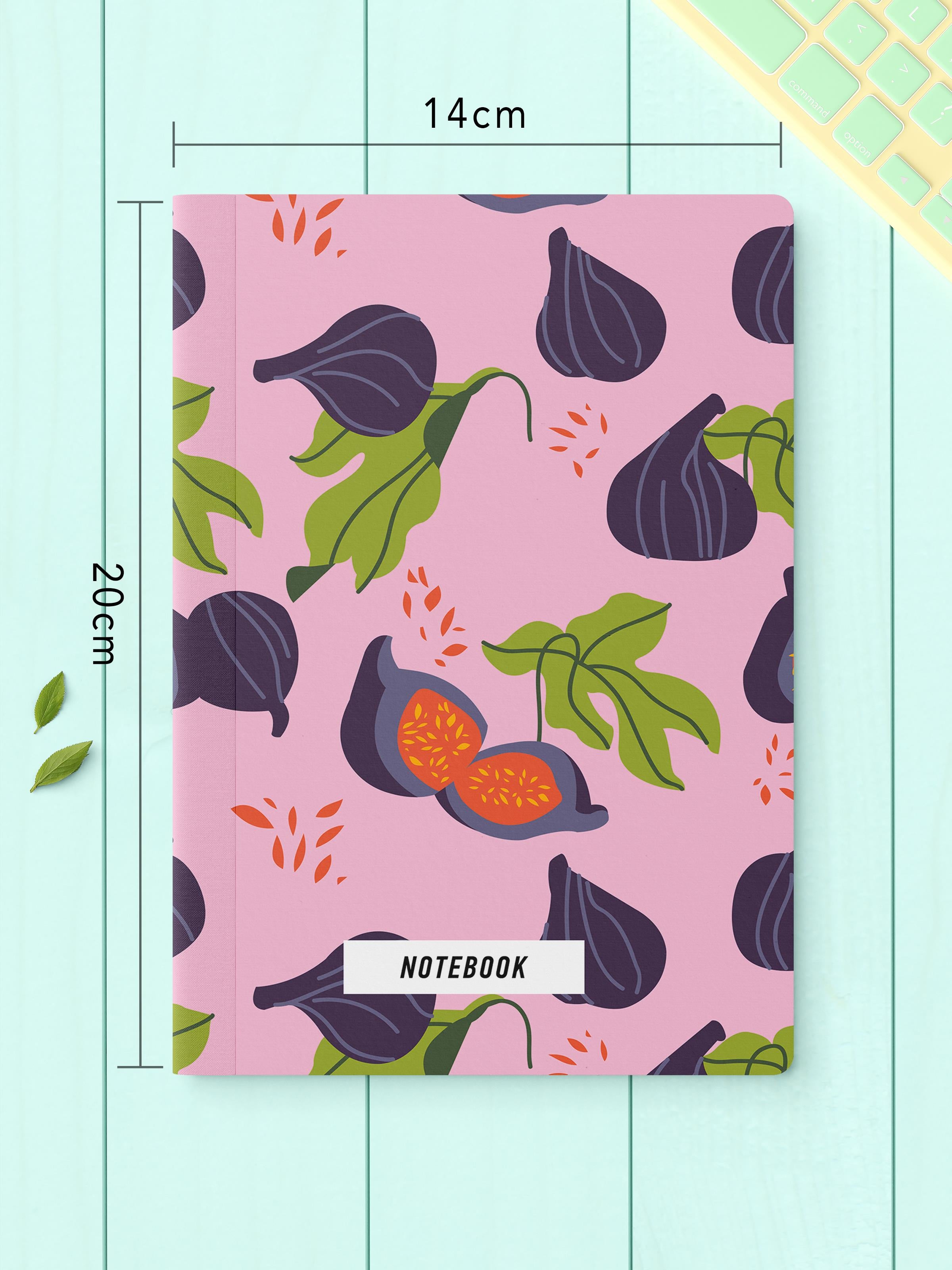 Çizgisiz Defter Seti, 2 Adet Vintage Desenli Notebook, Not Defteri, Anı Defteri, 64 Sayfa Orta Boy