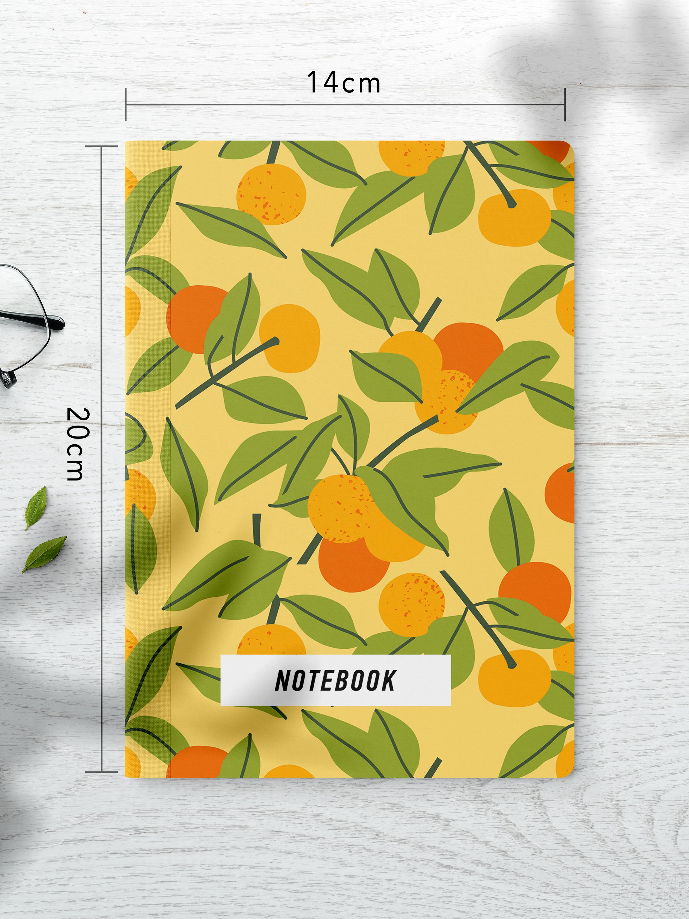 Çizgisiz Defter Seti, 2 Adet Vintage Desenli Notebook, Not Defteri, Anı Defteri, 64 Sayfa Orta Boy