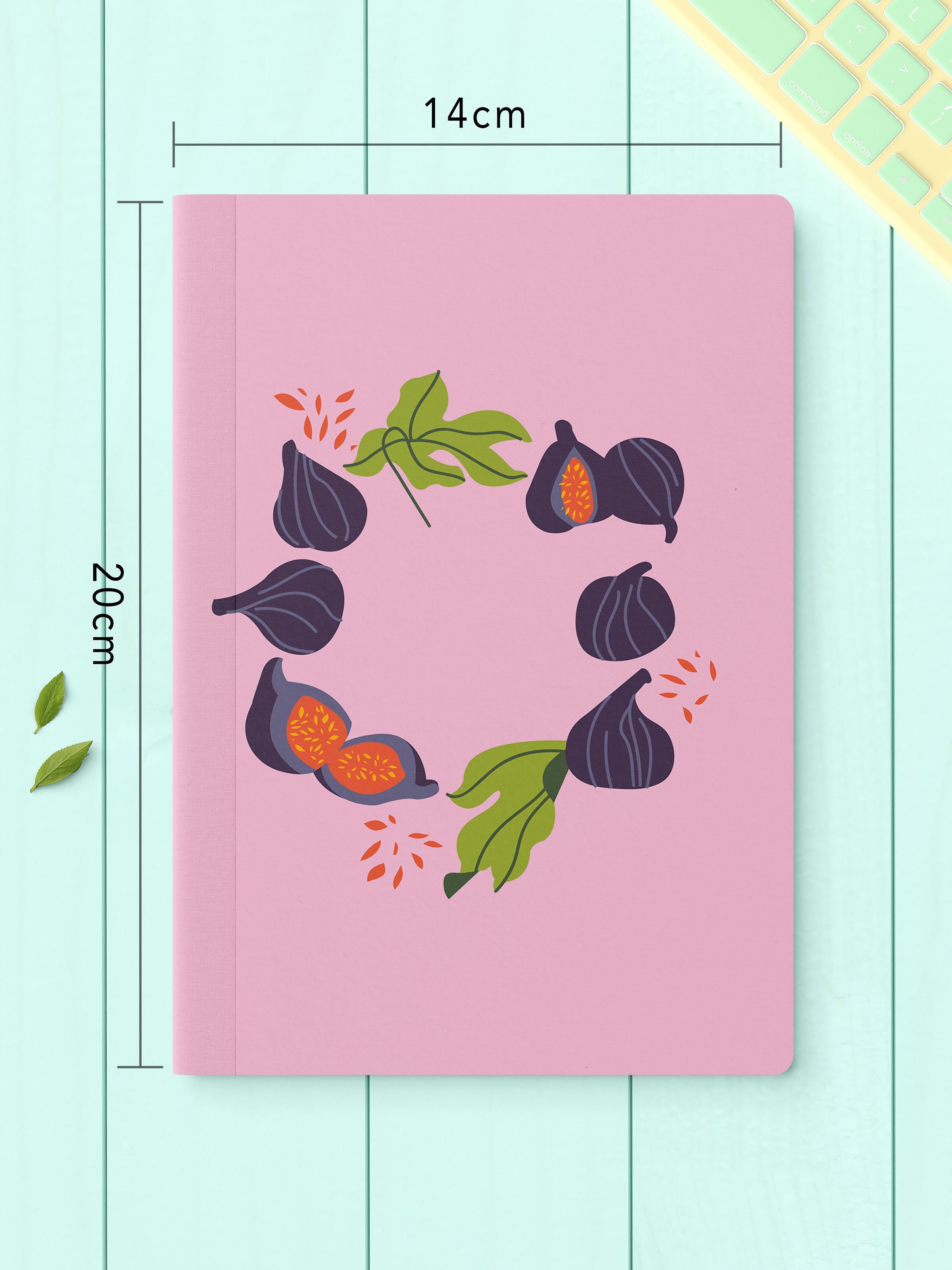 Çizgisiz Defter Seti, 2 Adet Vintage Desenli Notebook, Not Defteri, Anı Defteri, 64 Sayfa Orta Boy