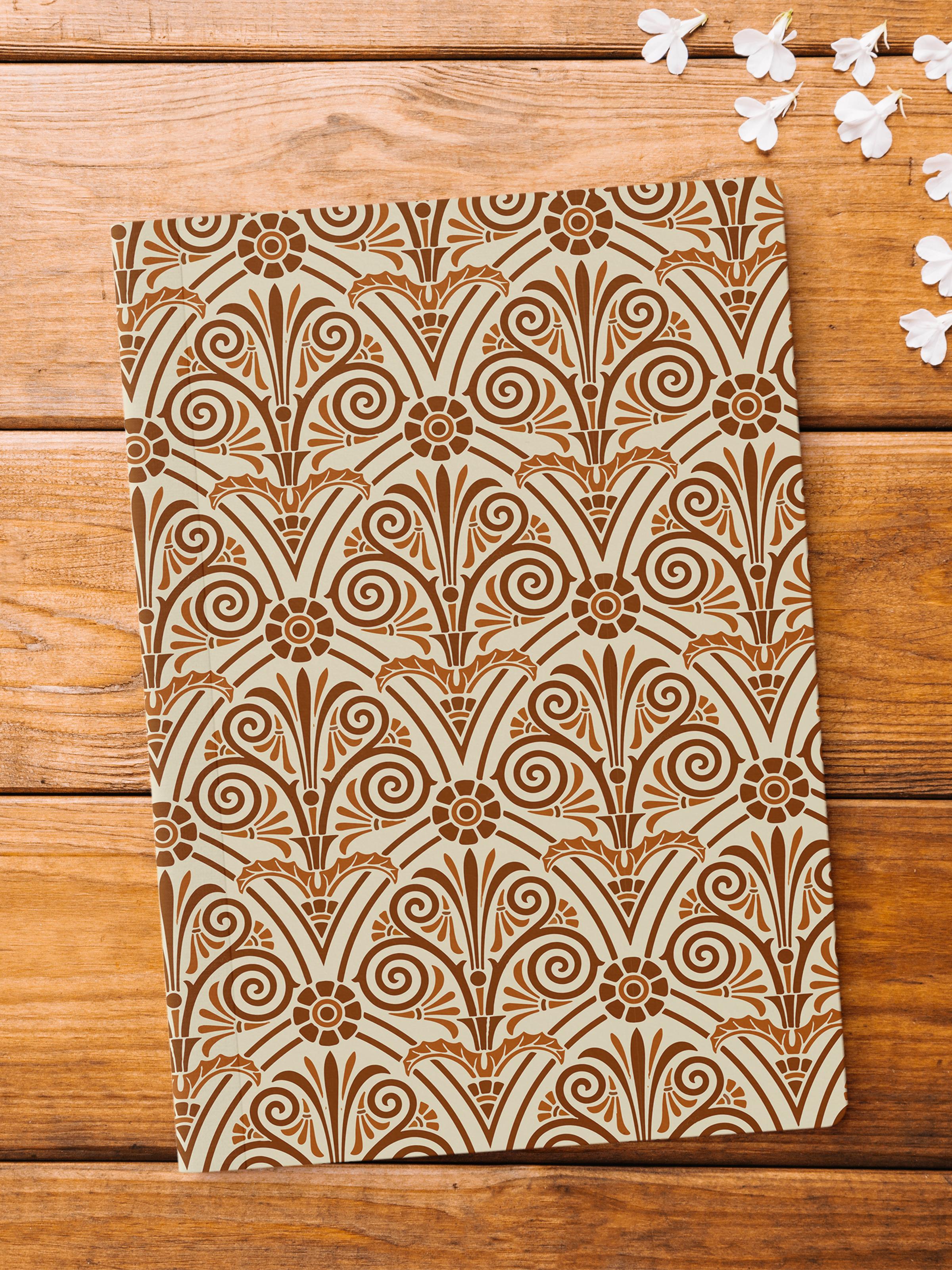 Çizgisiz Defter, Soft Vintage Notebook, Not Defteri, Akıl ve Anı Defteri, 64 Sayfa, 14*21cm