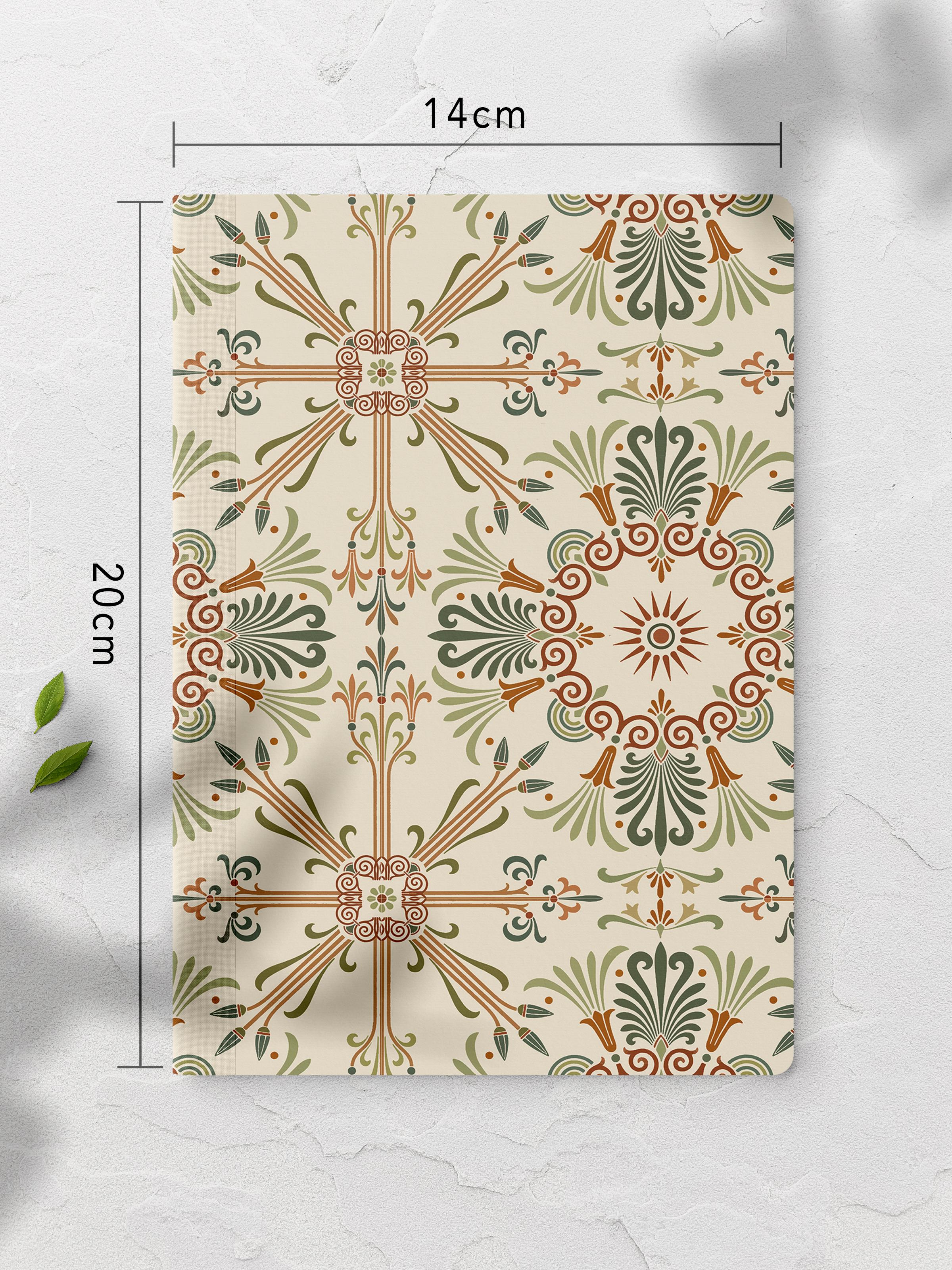 Çizgisiz Defter, Soft Vintage Notebook, Not Defteri, Akıl ve Anı Defteri, 64 Sayfa, 14*21cm