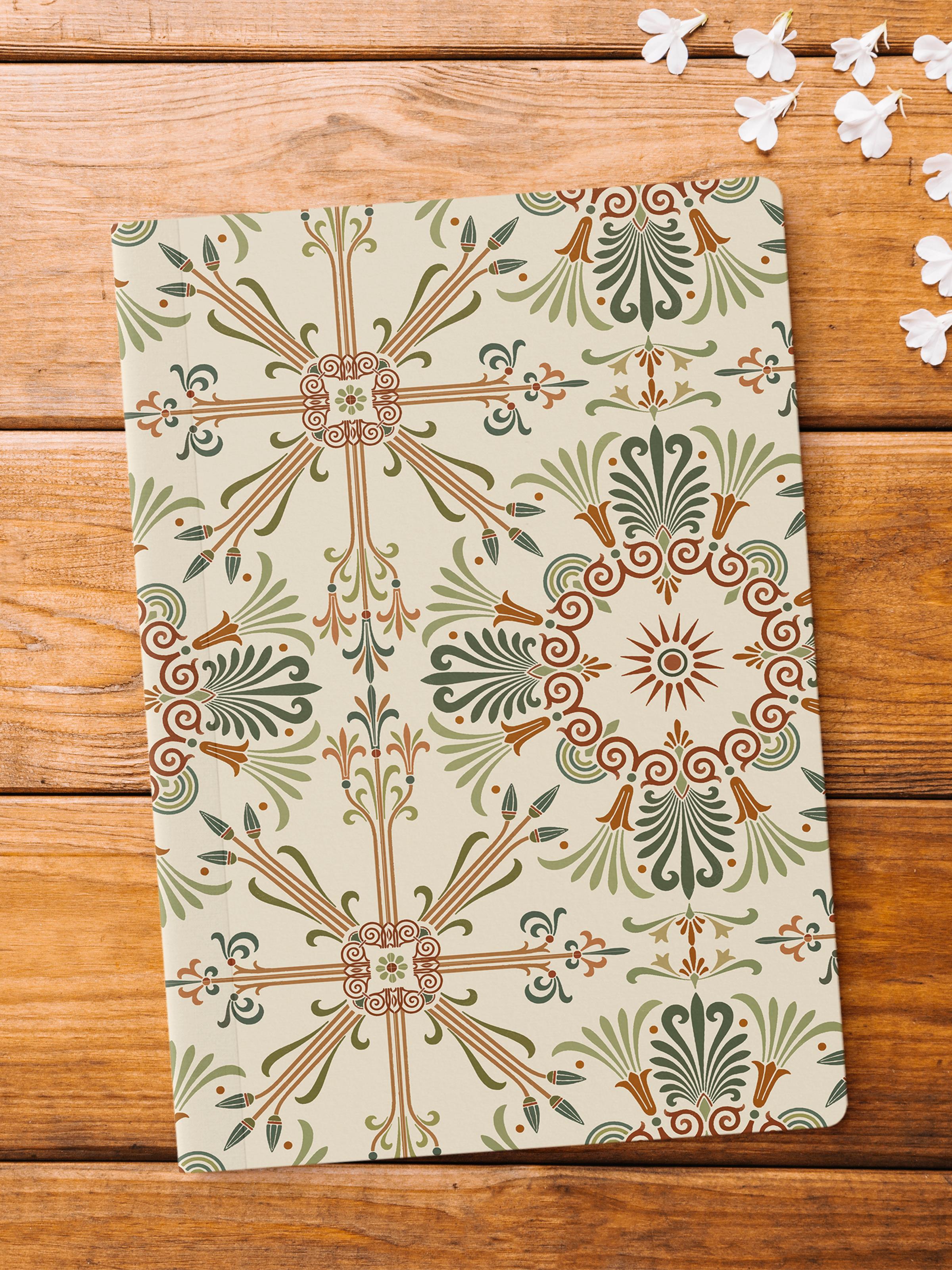 Çizgisiz Defter, Soft Vintage Notebook, Not Defteri, Akıl ve Anı Defteri, 64 Sayfa, 14*21cm