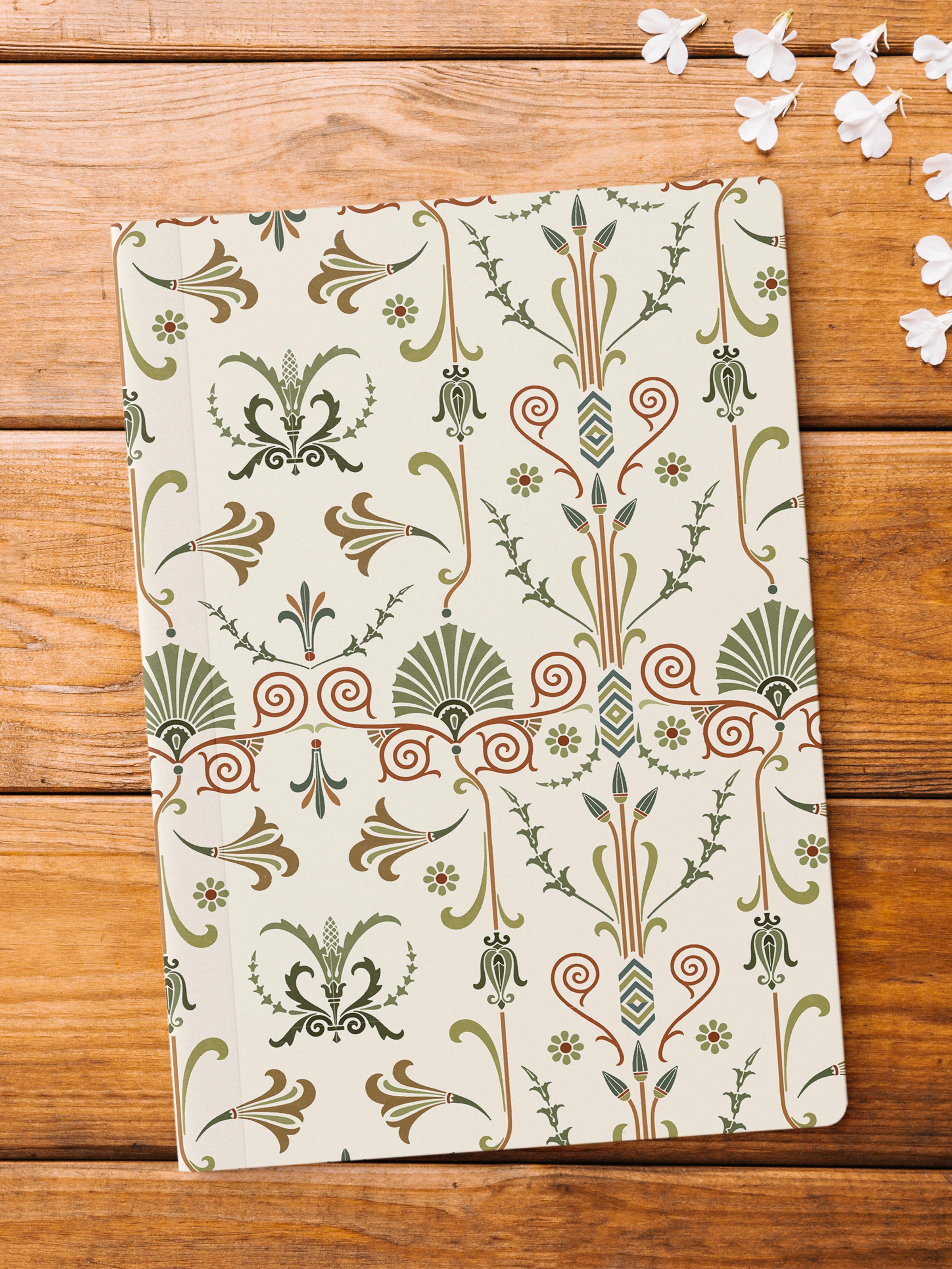 Çizgisiz Defter, Soft Vintage Notebook, Not Defteri, Akıl ve Anı Defteri, 64 Sayfa, 14*21cm