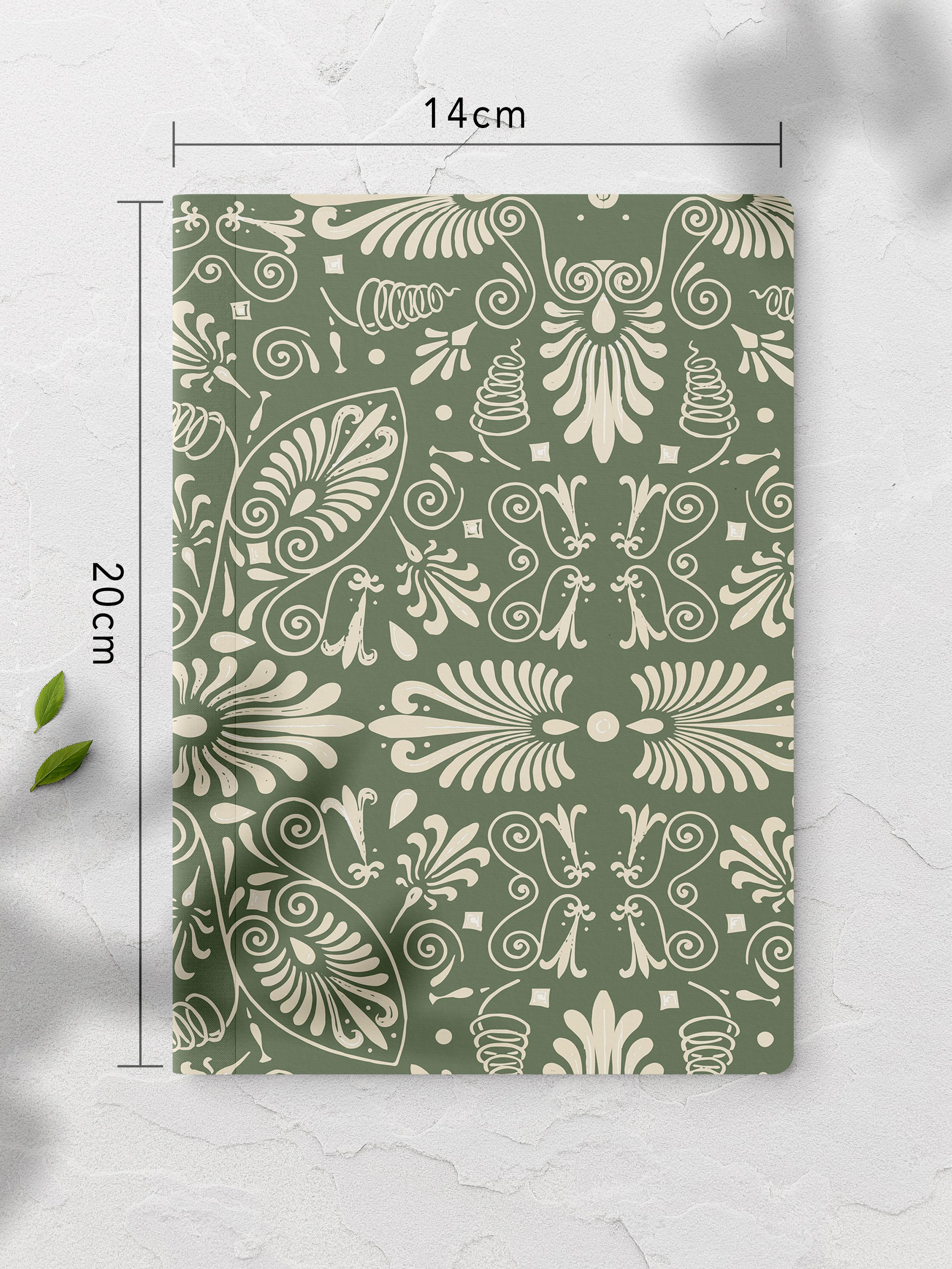 Çizgisiz Defter, Soft Vintage Notebook, Not Defteri, Akıl ve Anı Defteri, 64 Sayfa, 14*21cm