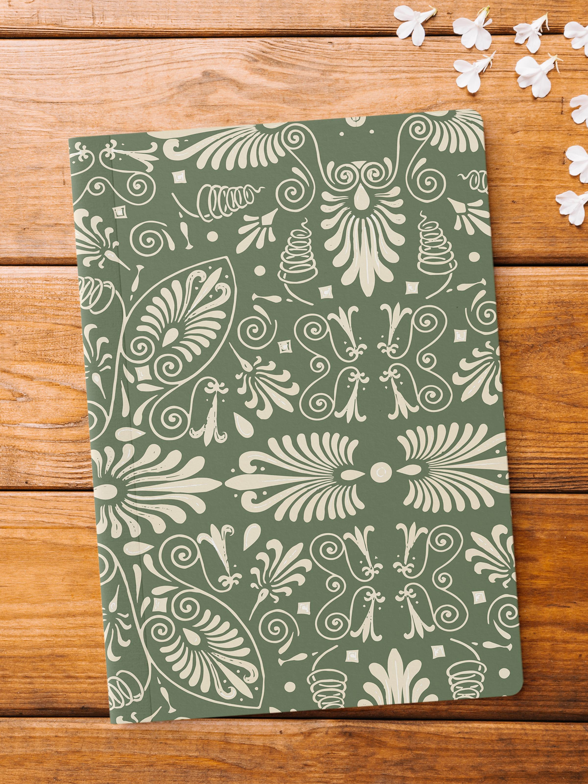 Çizgisiz Defter, Soft Vintage Notebook, Not Defteri, Akıl ve Anı Defteri, 64 Sayfa, 14*21cm