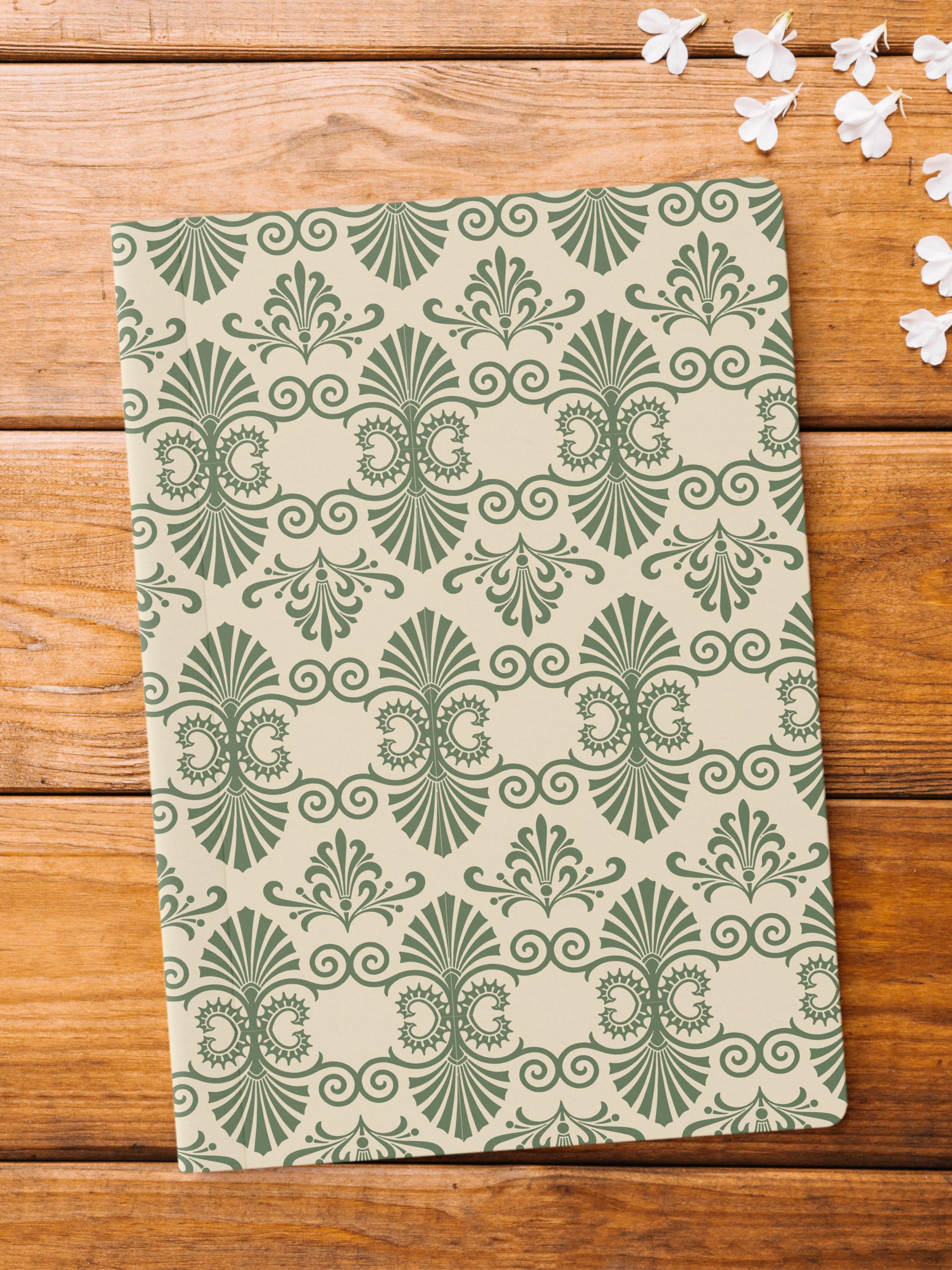 Çizgisiz Defter, Soft Vintage Notebook, Not Defteri, Akıl ve Anı Defteri, 64 Sayfa, 14*21cm