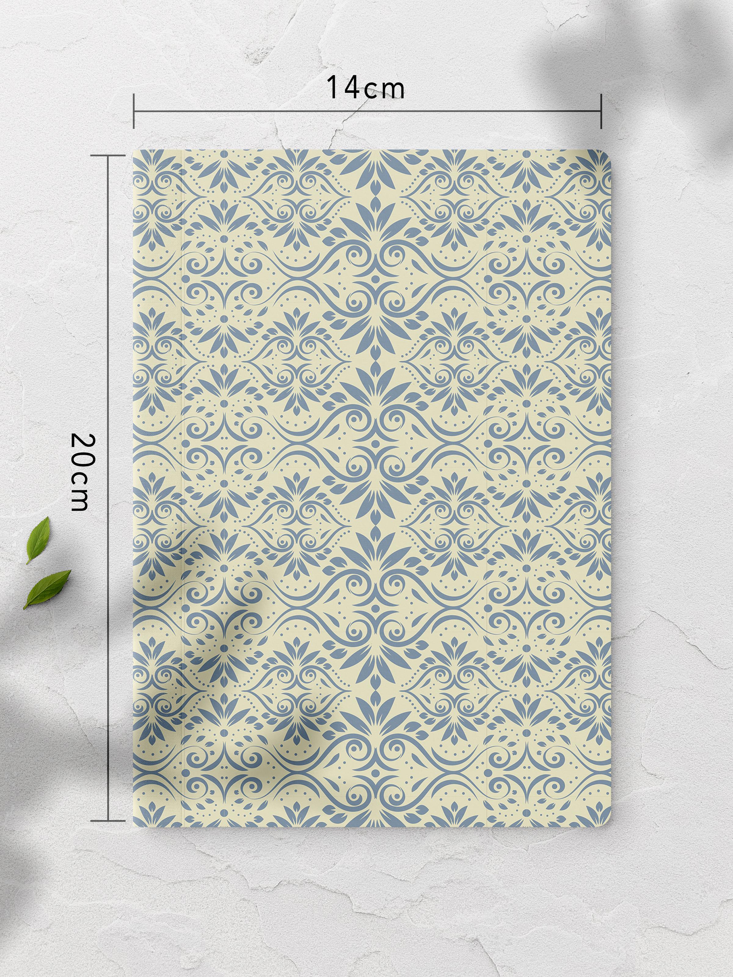 Çizgisiz Defter, Vintage Boho Notebook, Not Defteri, Akıl ve Anı Defteri, 64 Sayfa, 14*21cm