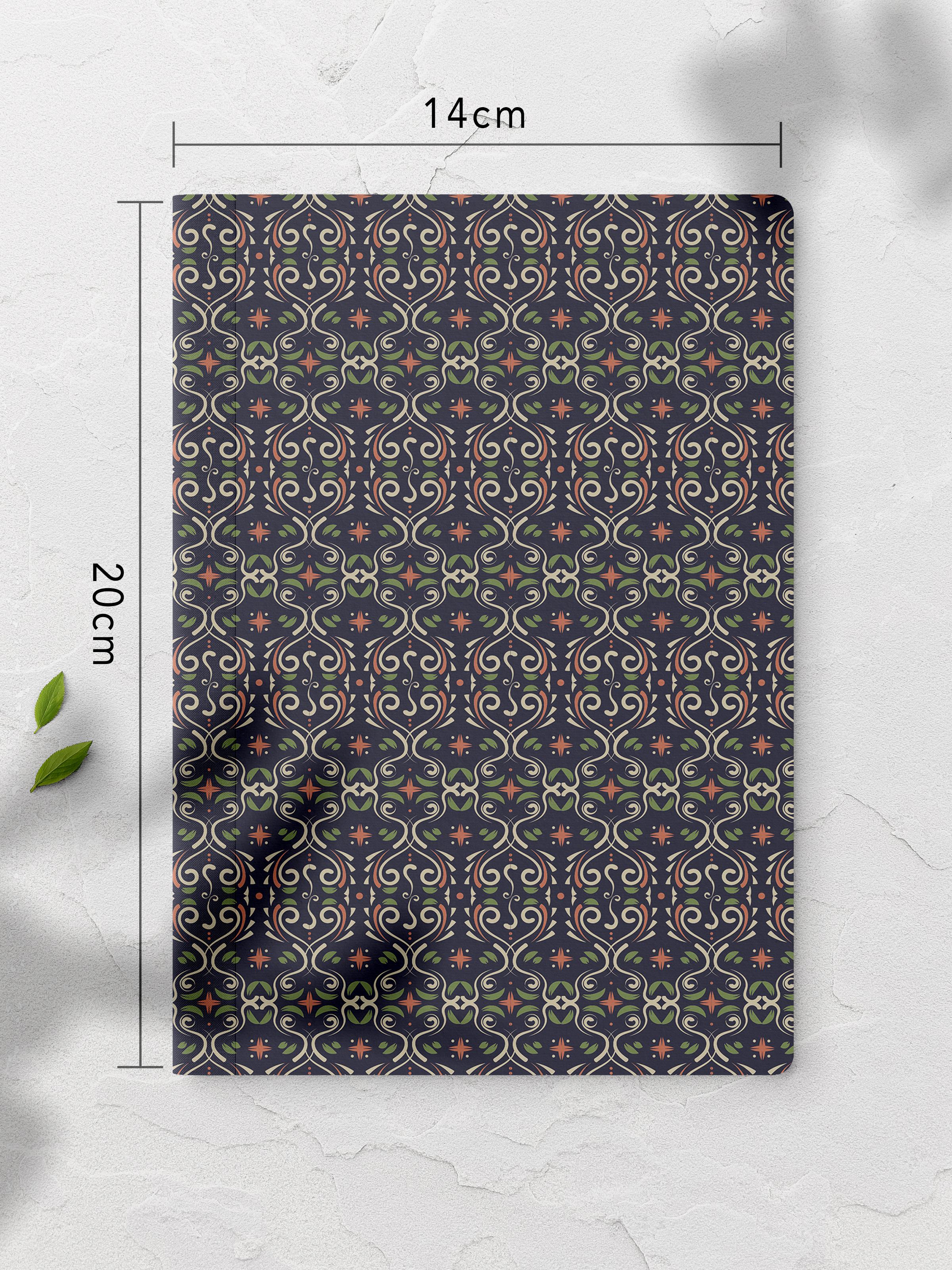Çizgisiz Defter, Vintage Notebook, Not Defteri, Akıl ve Anı Defteri, 64 Sayfa, 14*21cm