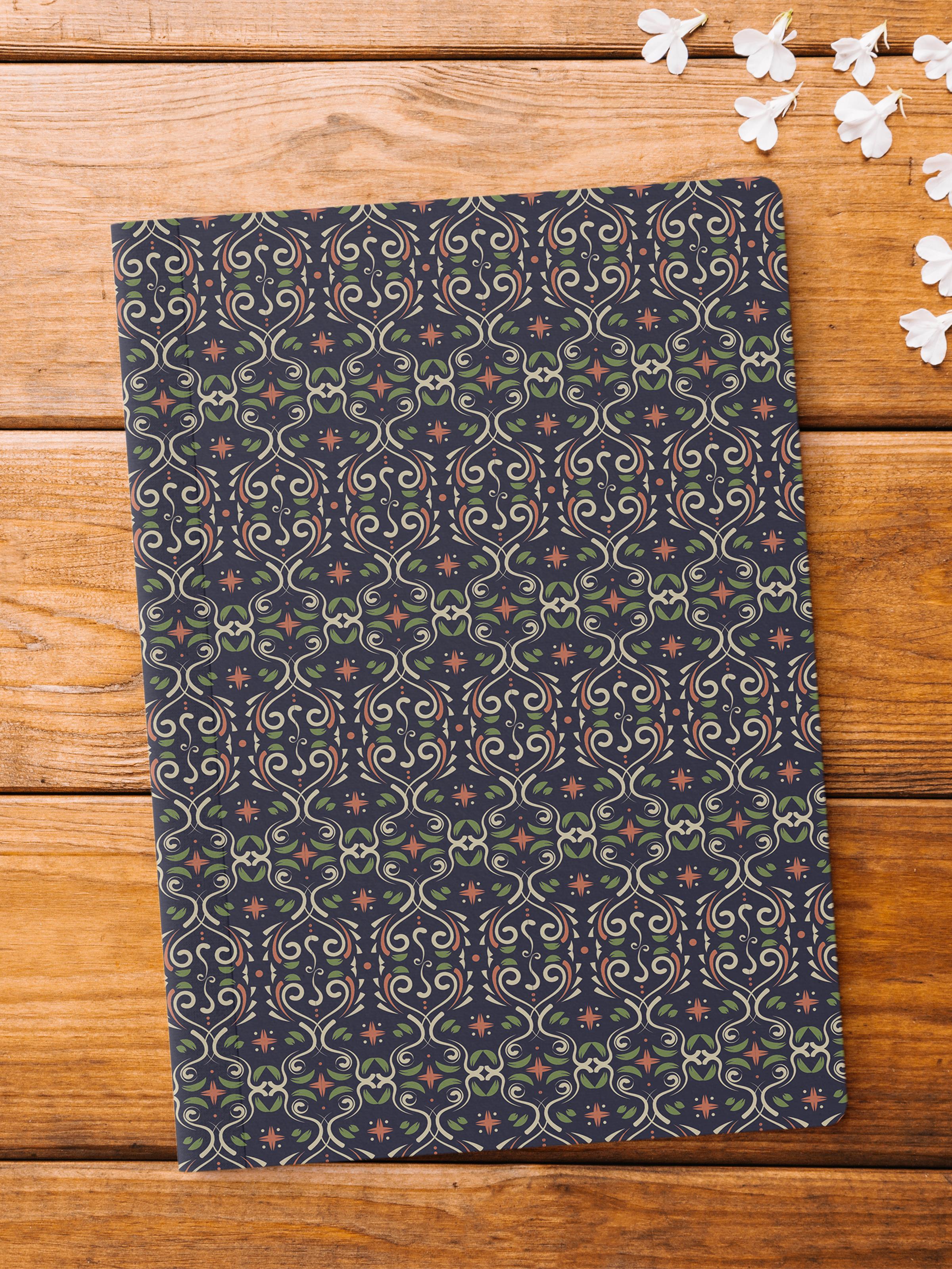 Çizgisiz Defter, Vintage Notebook, Not Defteri, Akıl ve Anı Defteri, 64 Sayfa, 14*21cm