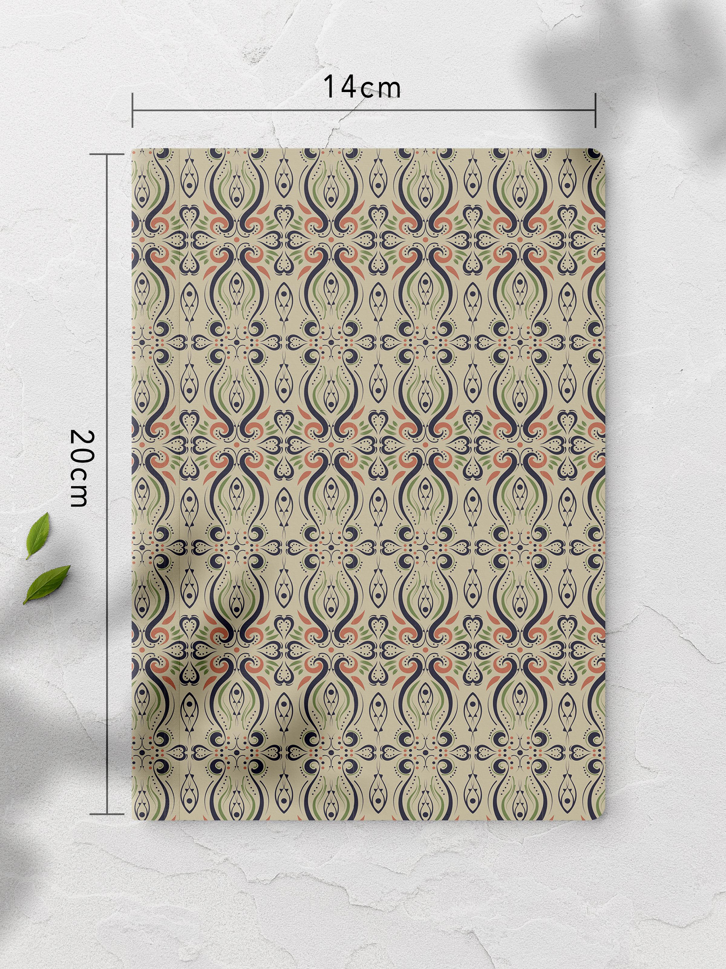 Çizgisiz Defter, Vintage Notebook, Not Defteri, Akıl ve Anı Defteri, 64 Sayfa, 14*21cm