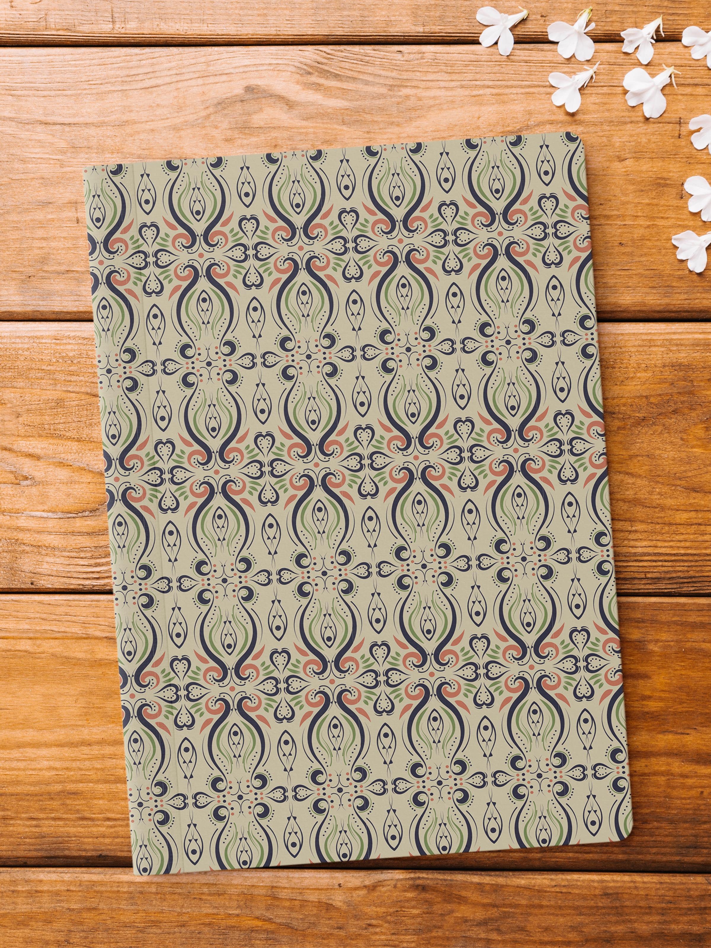 Çizgisiz Defter, Vintage Notebook, Not Defteri, Akıl ve Anı Defteri, 64 Sayfa, 14*21cm