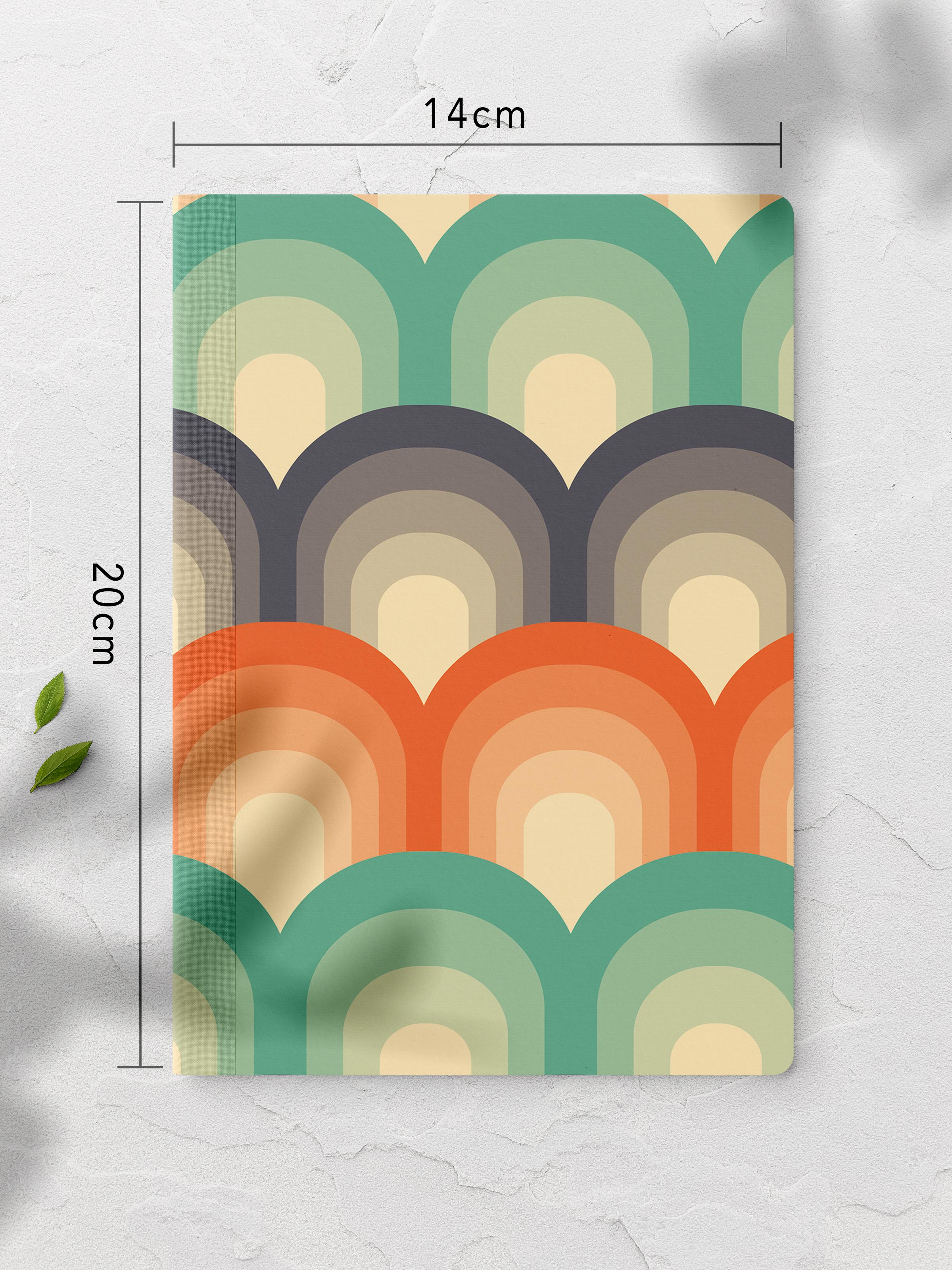 Çizgisiz Defter, Vintage Notebook, Not Defteri, Akıl ve Anı Defteri, 64 Sayfa, 14*21cm